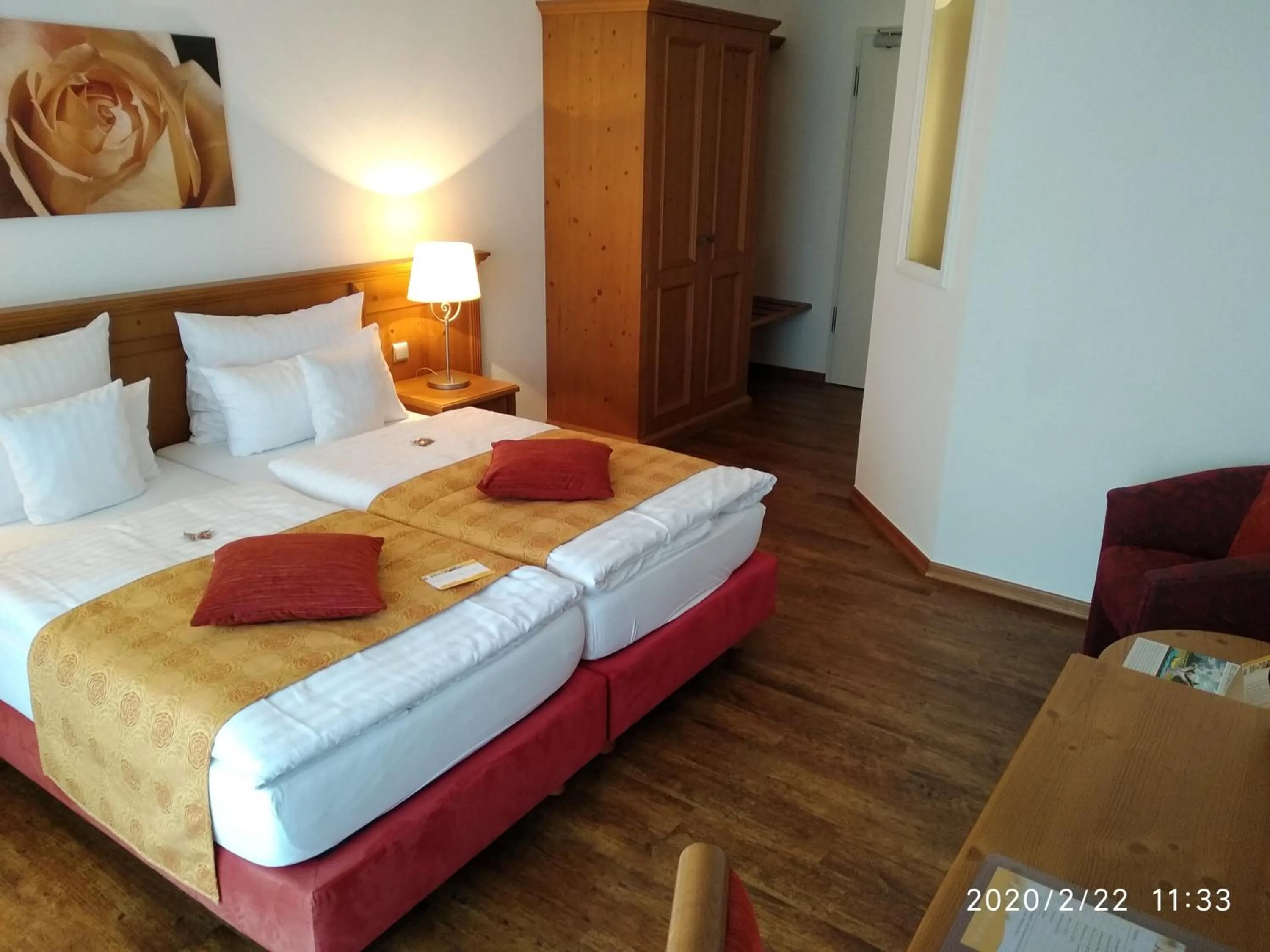 Photo of the whole room, Bed in Golfpark Strelasund