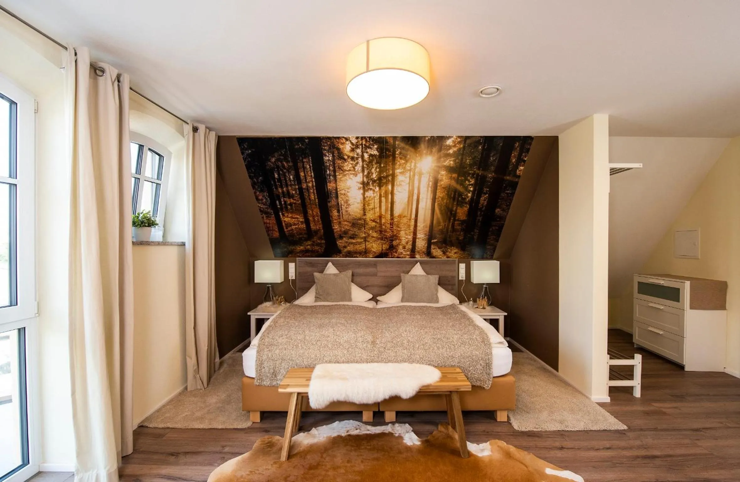 Bedroom, Bed in Landgasthof zur Sonne