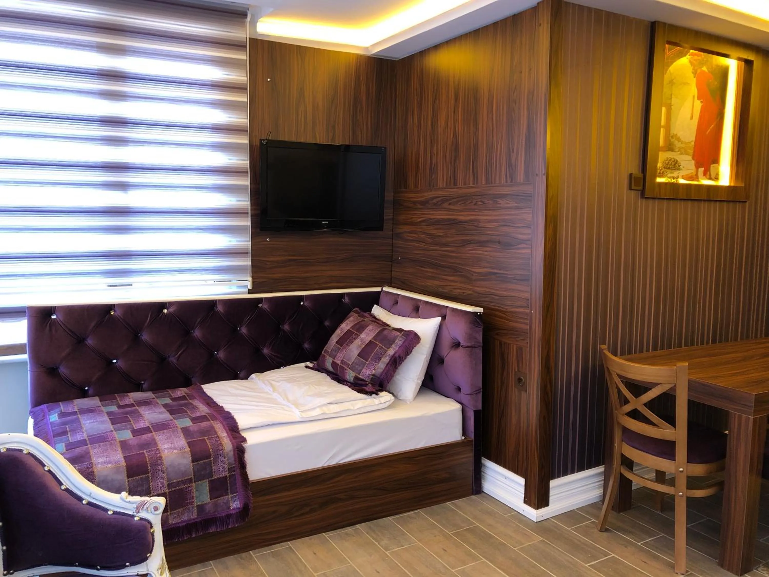 Living room, Bed in Rose Mansion by Otantik Suites