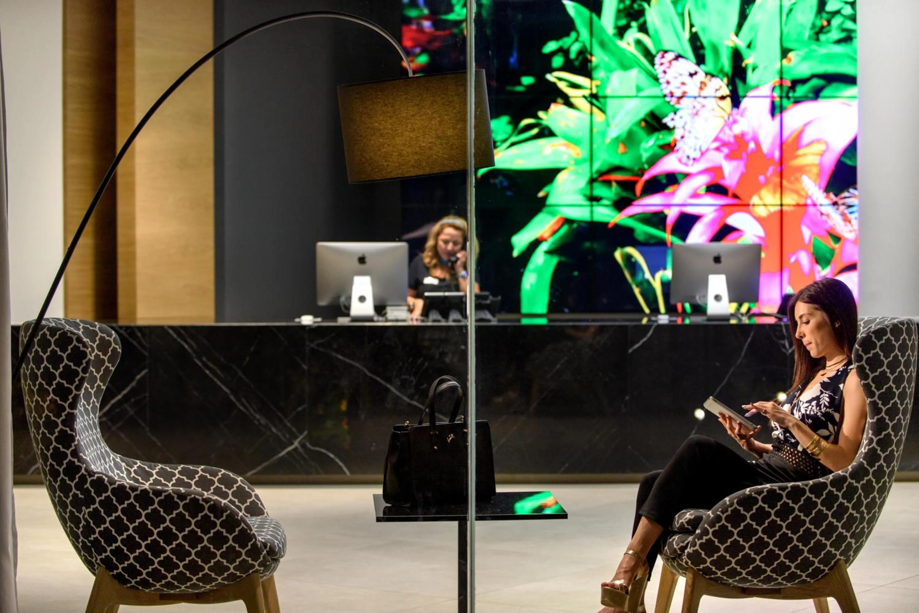 Lobby or reception in Akrathos Beach Hotel