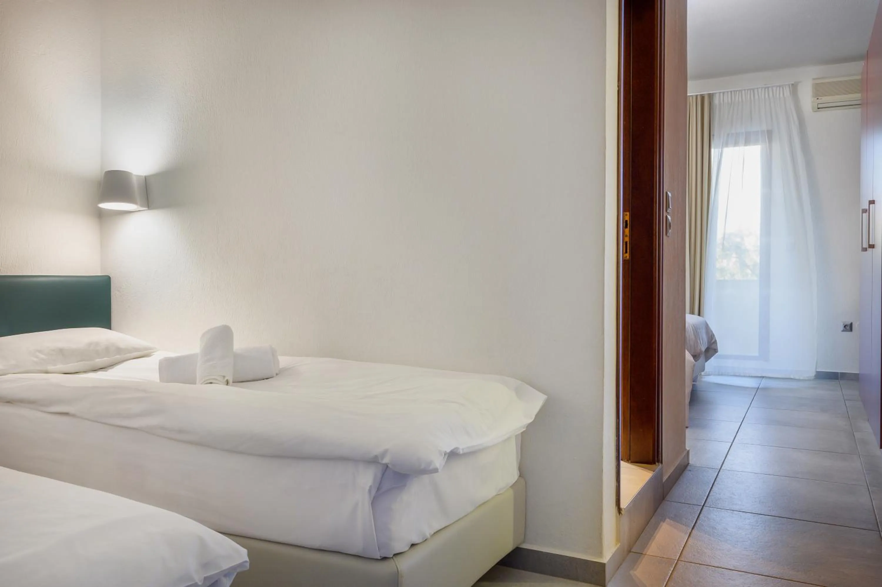 Bed in Akrathos Beach Hotel