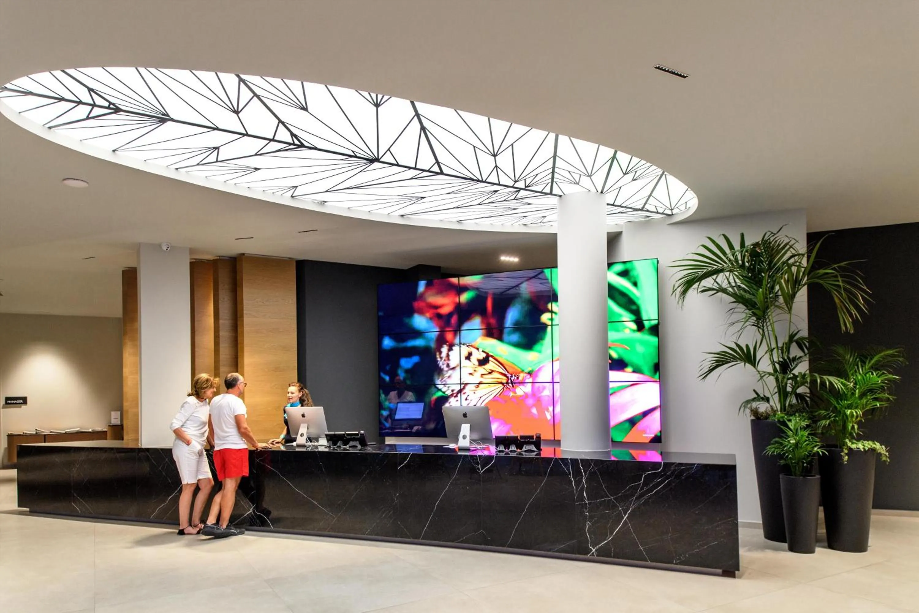 Lobby or reception in Akrathos Beach Hotel