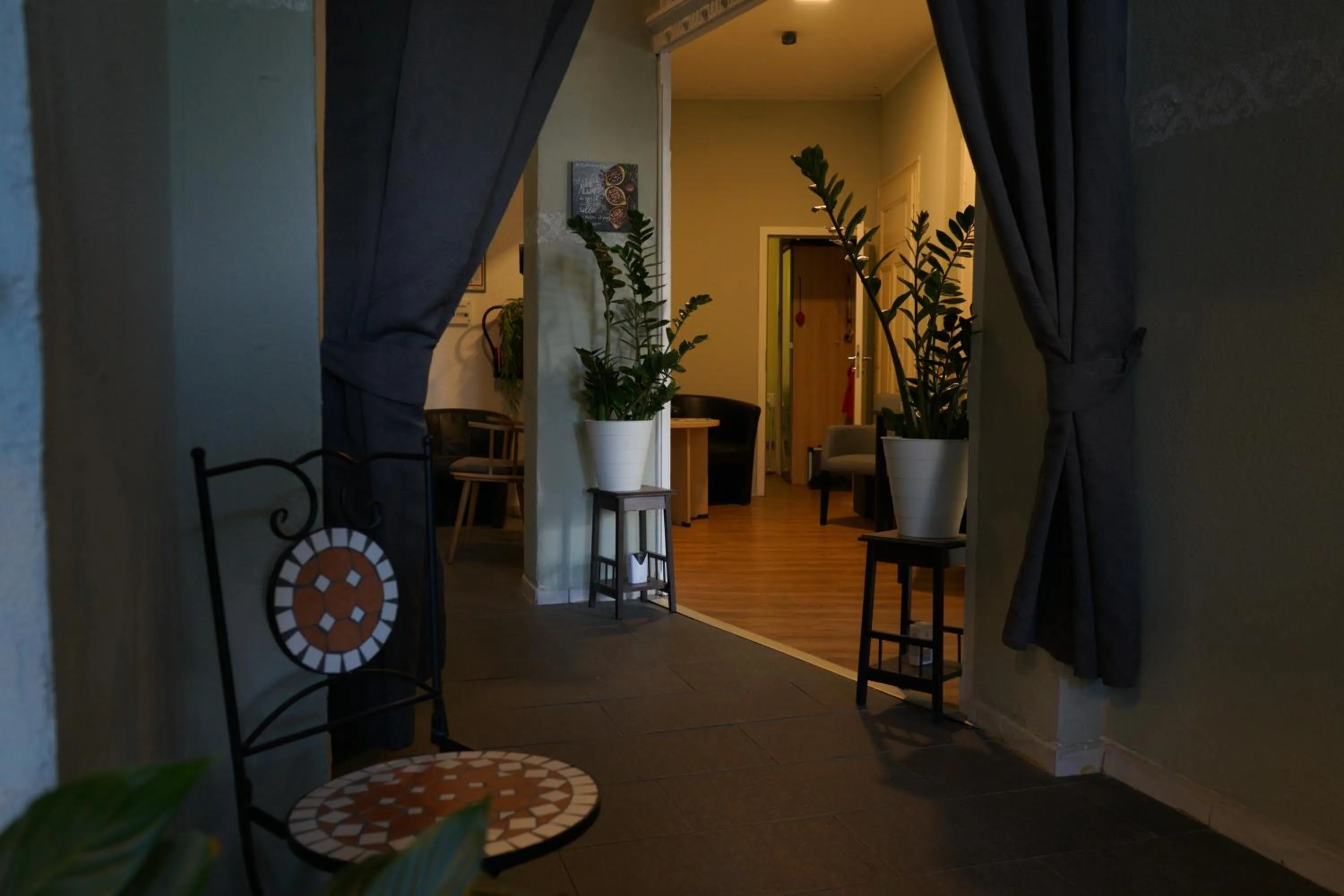 Lobby or reception in Gästehaus Lisakowski Pension am Brautwiesenpark