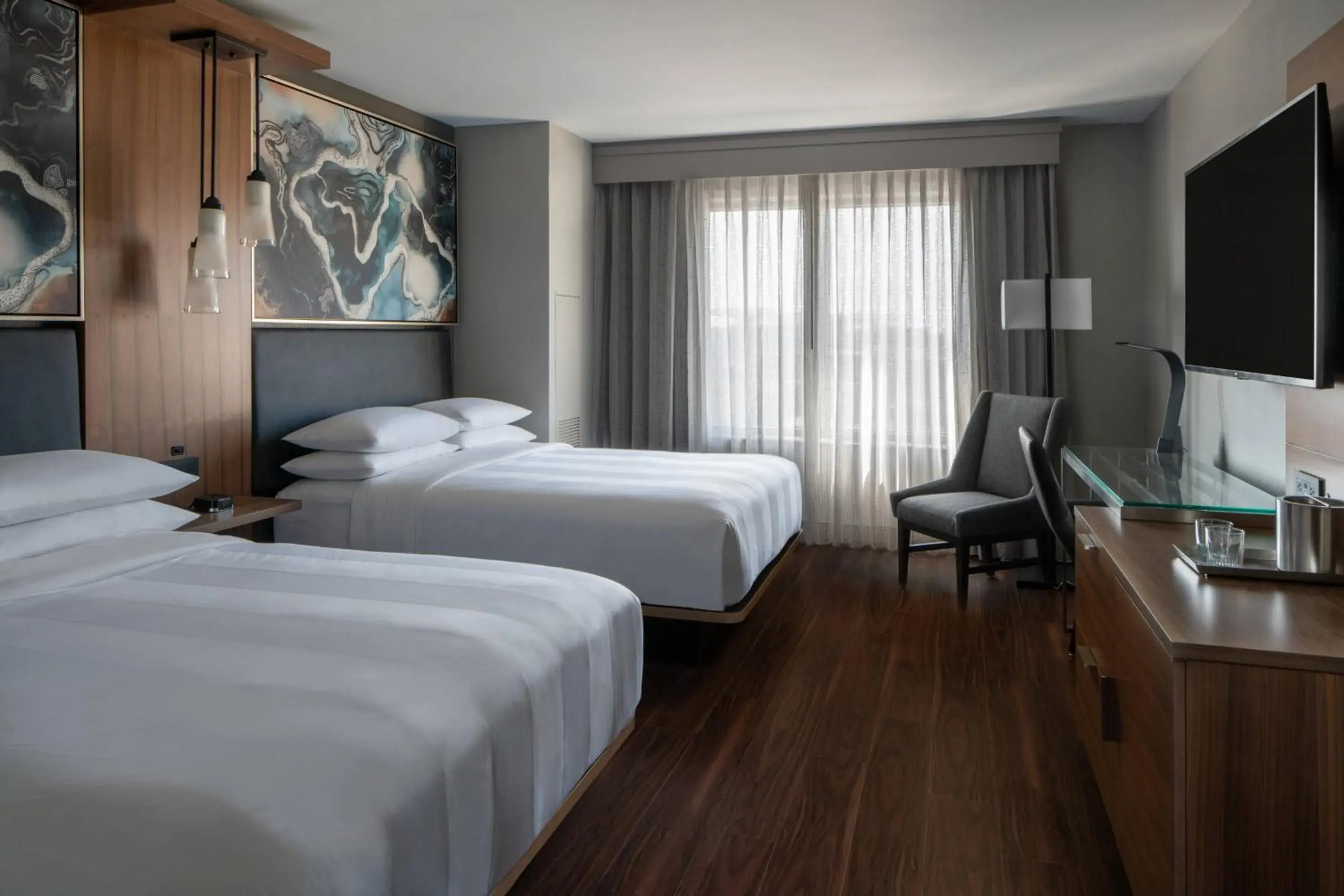 Queen Room with Two Queen Beds - Hearing Accessible in New Orleans Marriott Warehouse Arts District Queen Room with Two Queen Beds - Hearing Accessible in New Orleans Marriott Warehouse Arts District