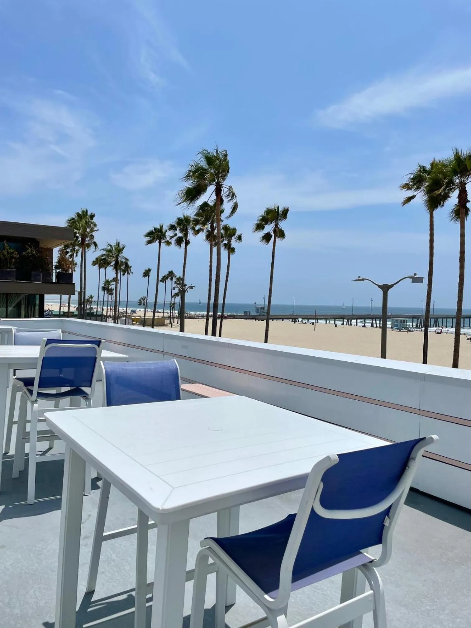 Patio in Venice on the Beach Hotel