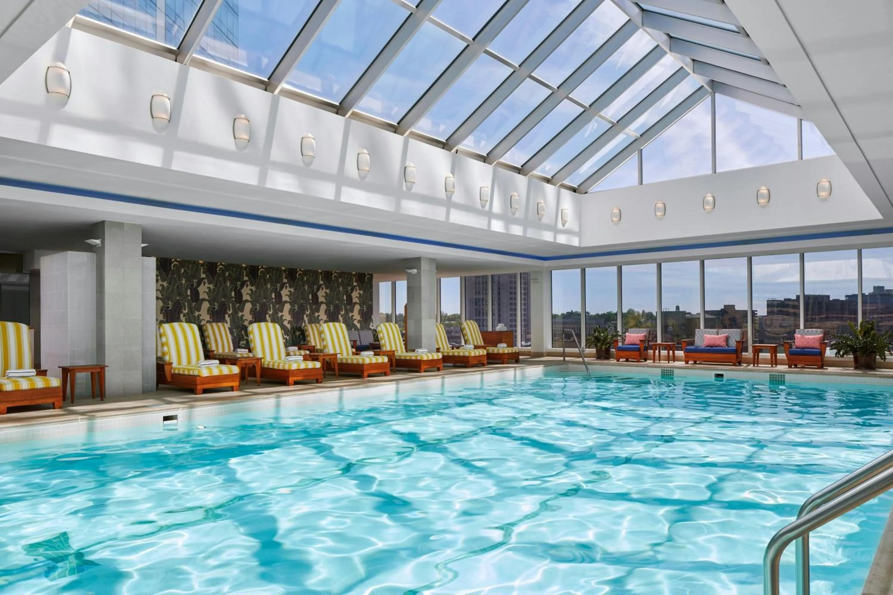 Swimming pool in The Opus Westchester, Autograph Collection