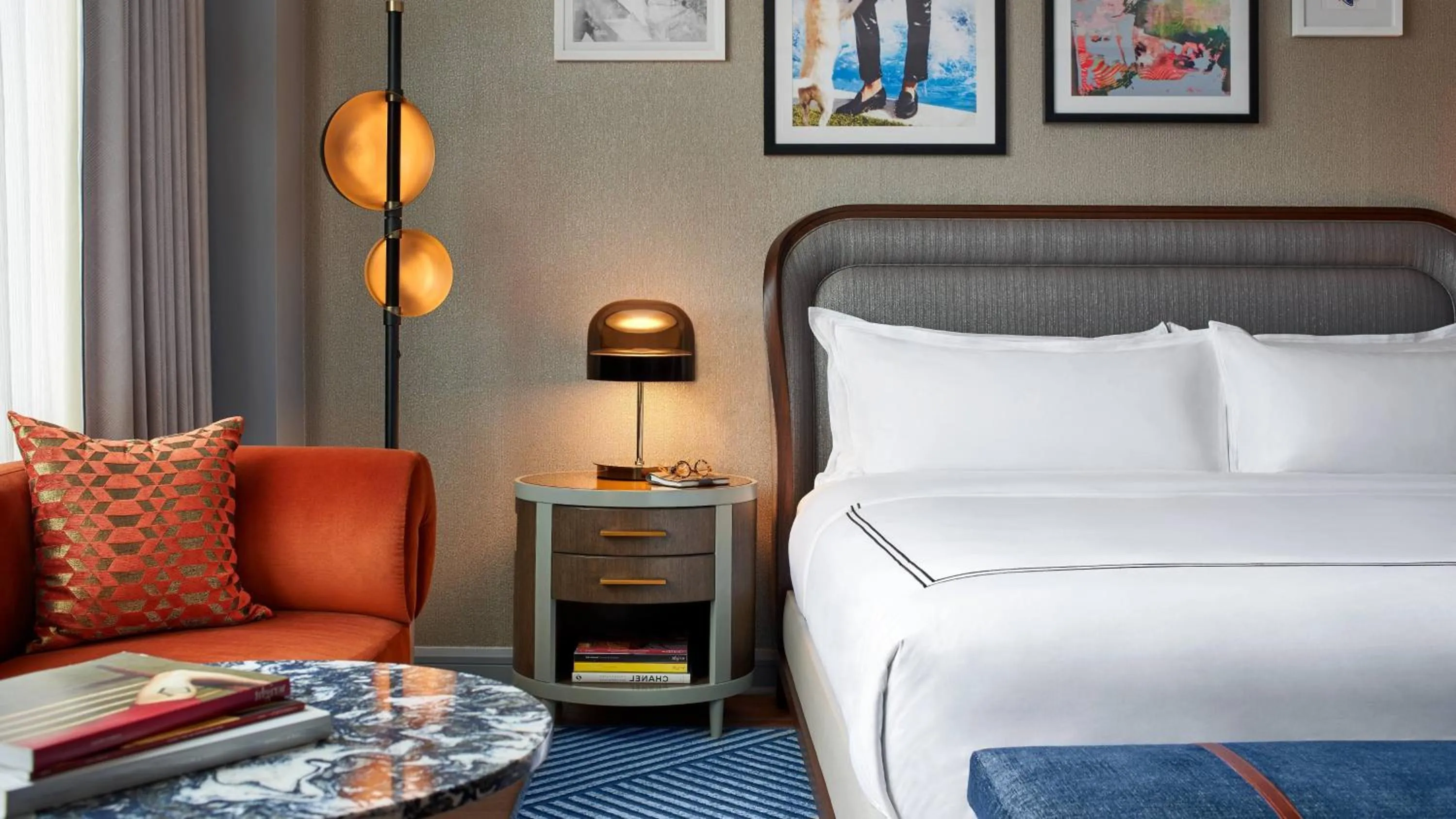 Bed in The Opus Westchester, Autograph Collection