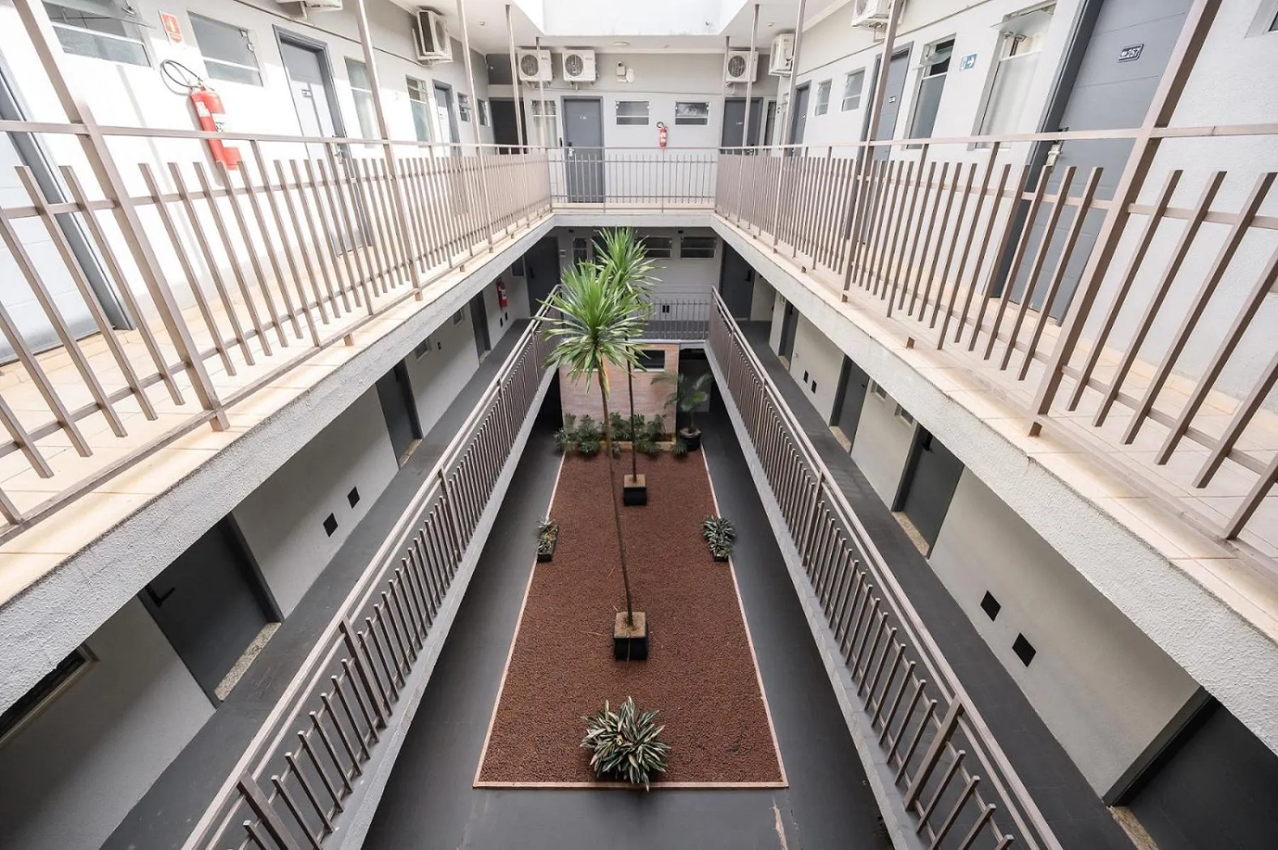 Garden view in Hotel Universitario