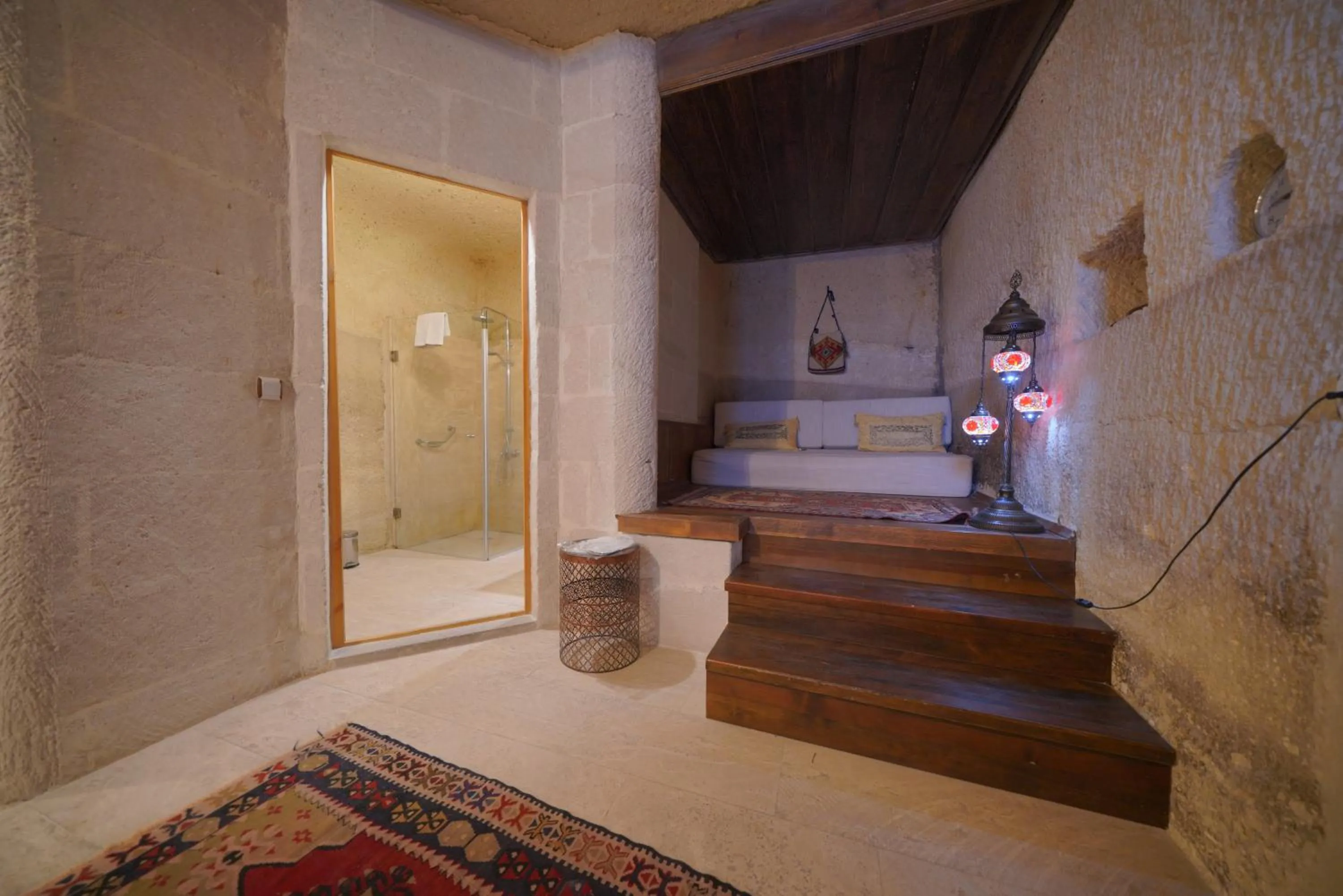 Bathroom in Salkım Cave House