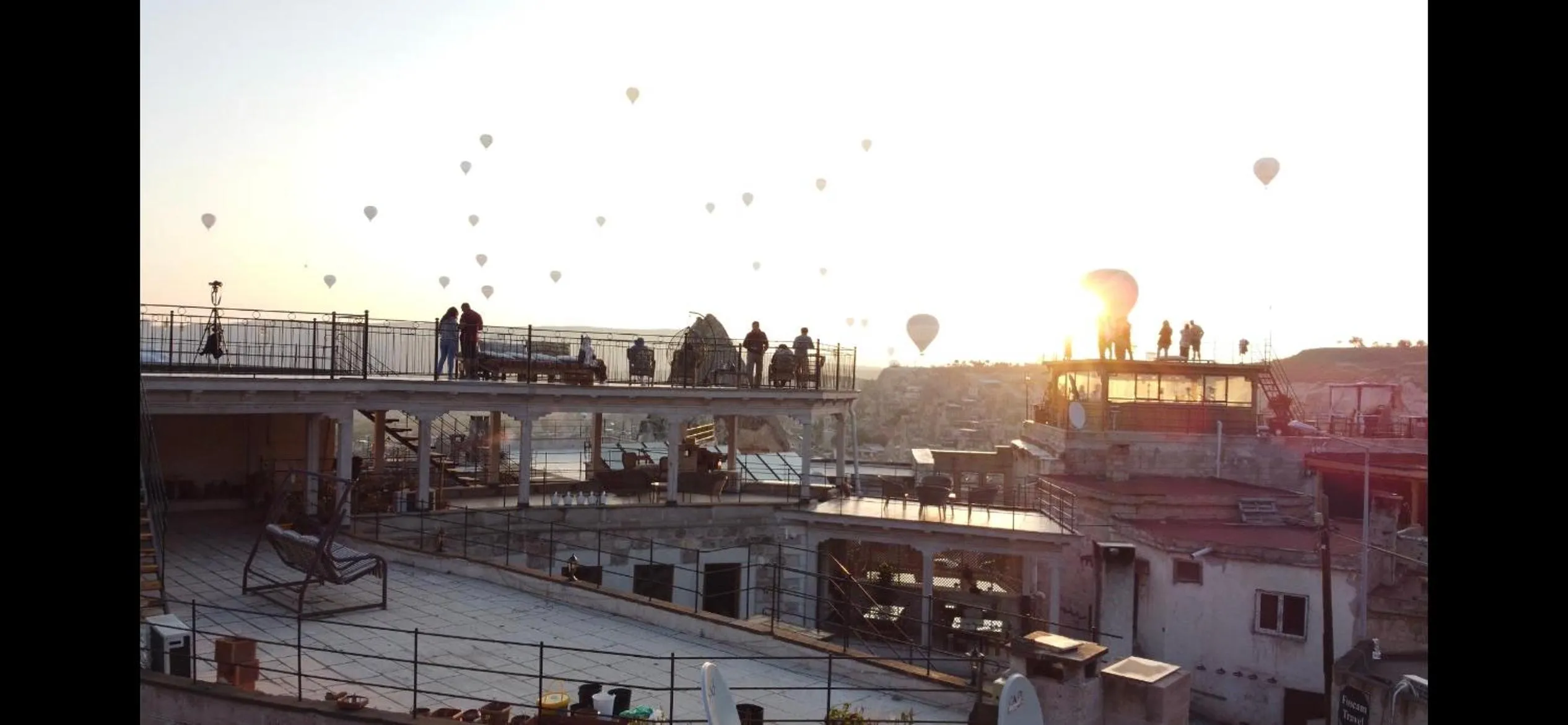 City view in Salkım Cave House