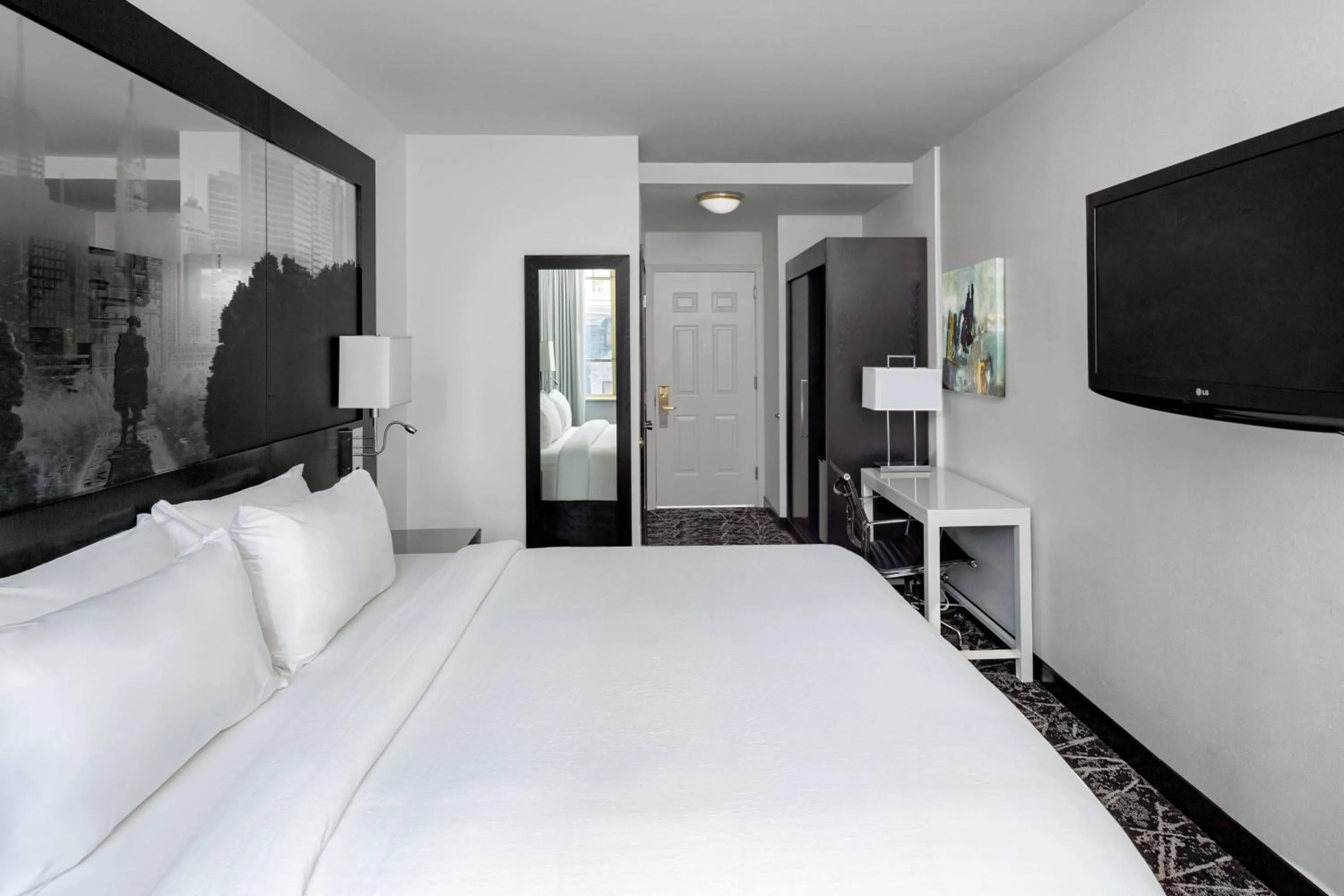 Bedroom, Bed in Residence Inn by Marriott Philadelphia Center City