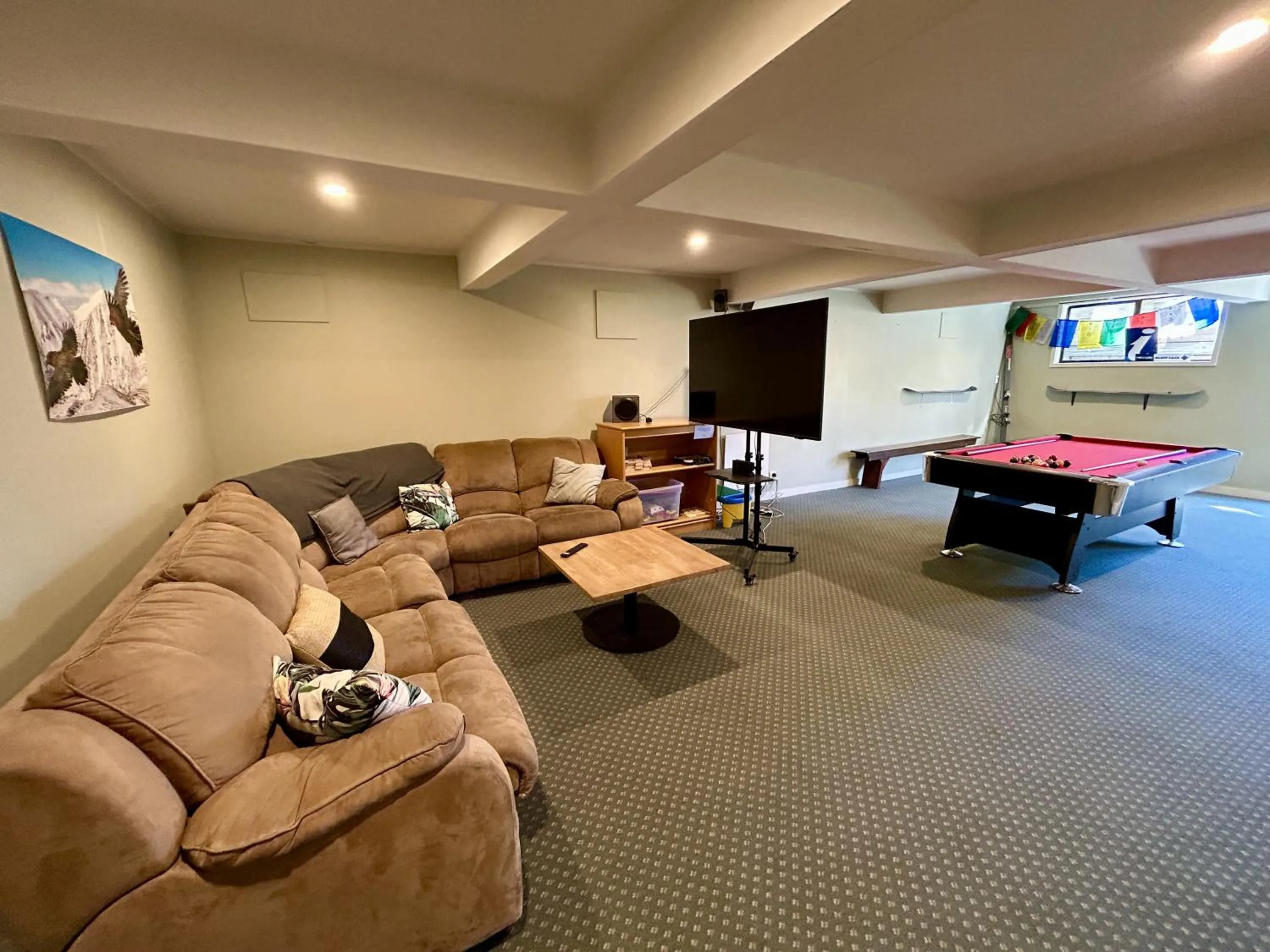 Game Room in Porters Lodge