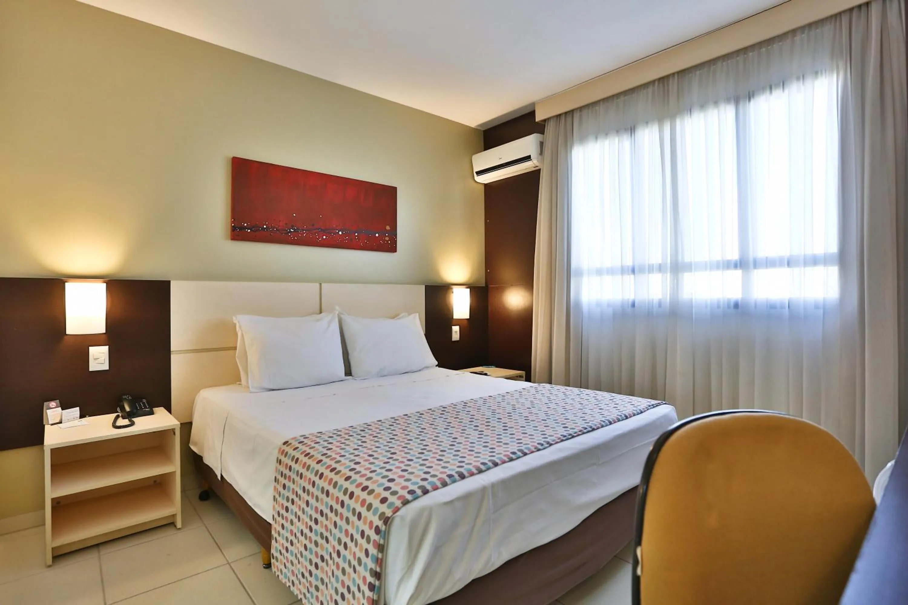 Bed in Comfort Hotel Goiânia