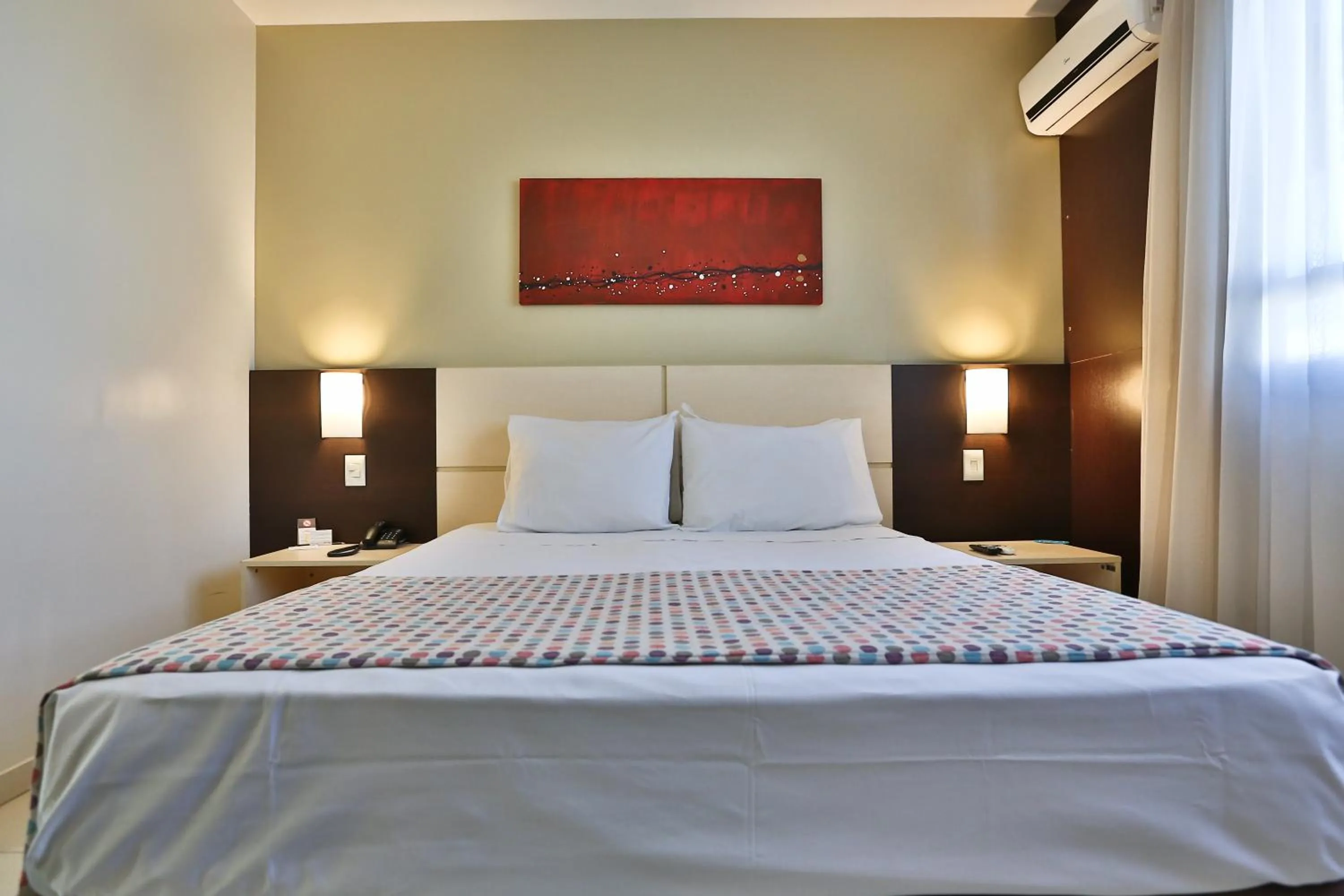 Bed in Comfort Hotel Goiânia