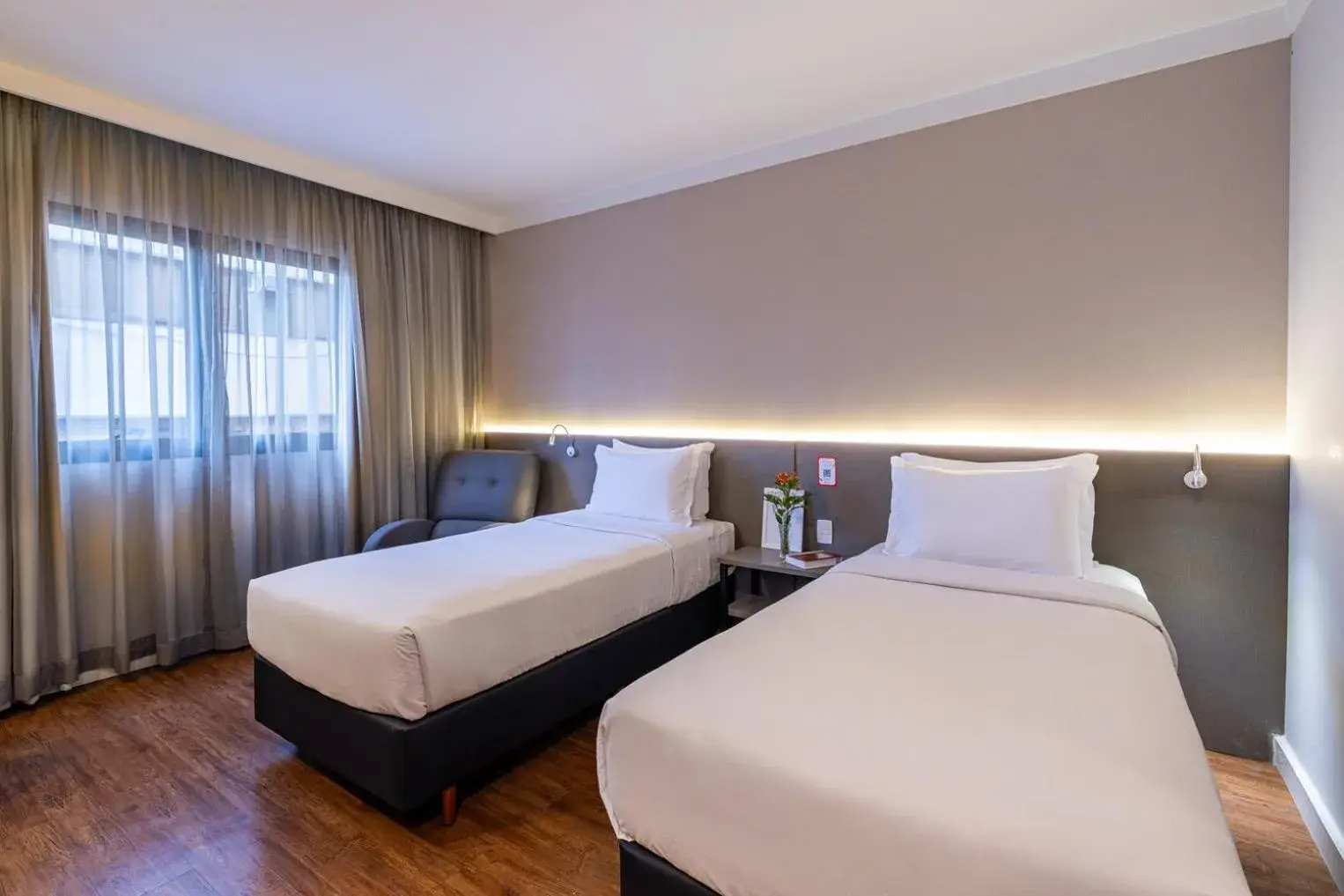 Deluxe Twin - single occupancy - 2 Single Beds in Intercity São Paulo Berrini Deluxe Twin - single occupancy - 2 Single Beds in Intercity São Paulo Berrini