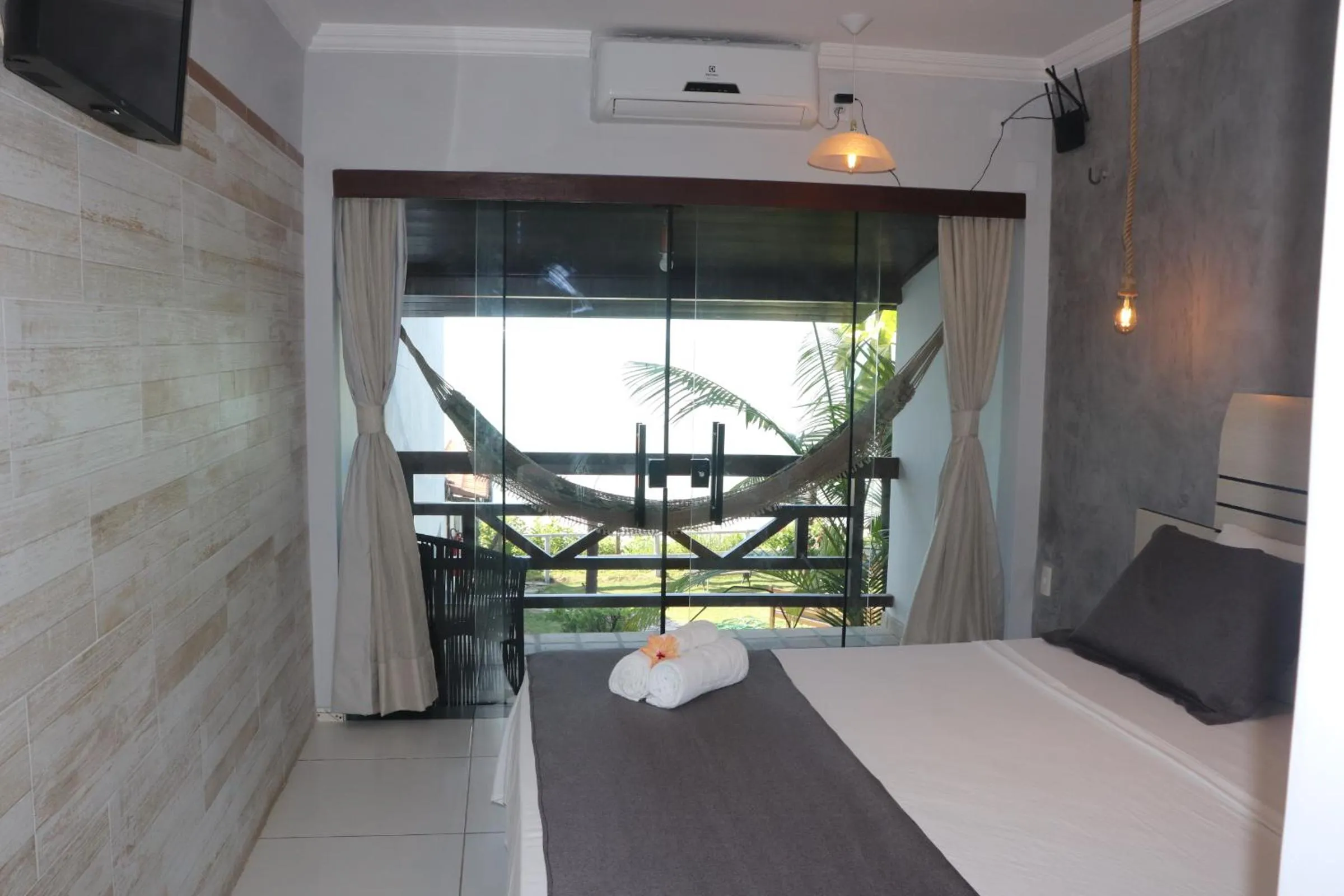 Bed in Pousada Marajoara - Pipa