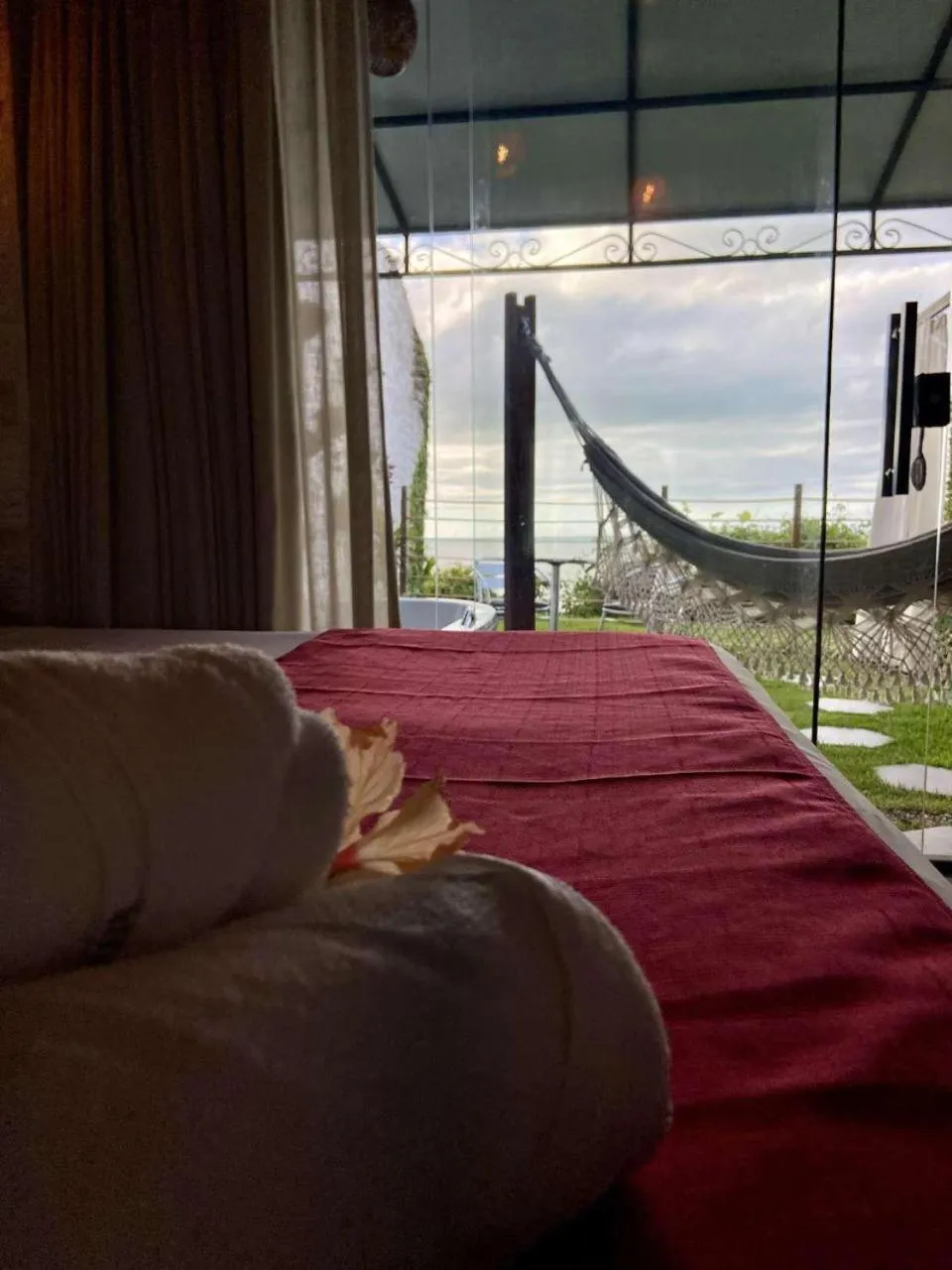 Bed in Pousada Marajoara - Pipa