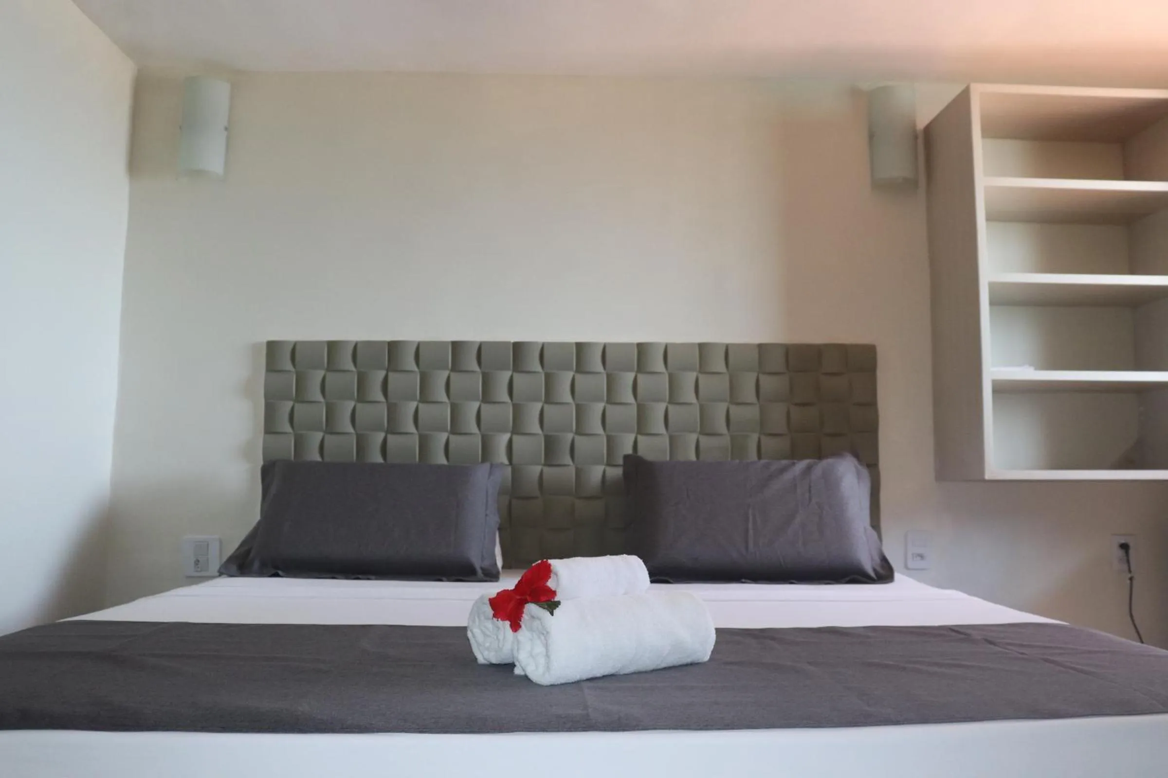 Bed in Pousada Marajoara - Pipa