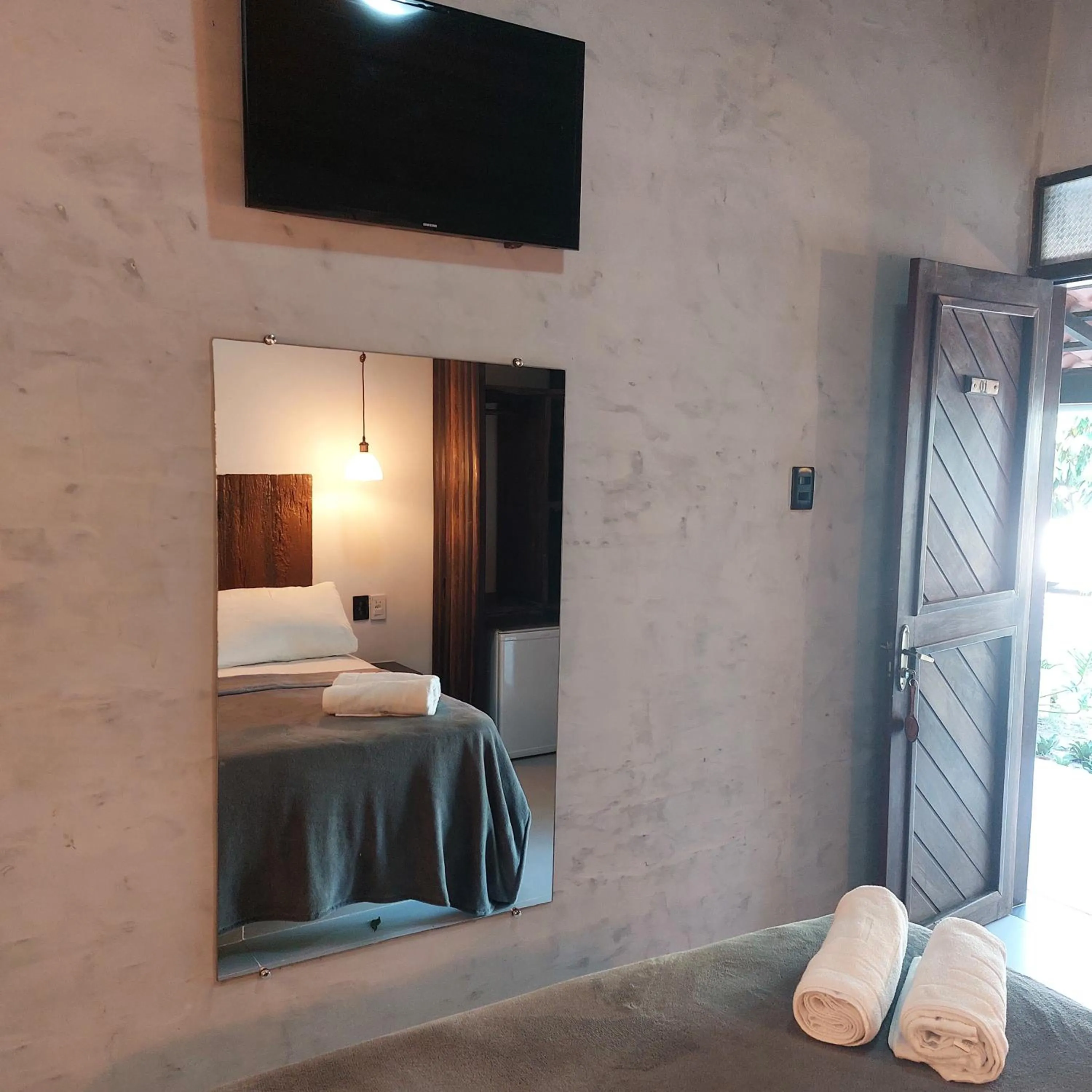 Bed in Pousada Marajoara - Pipa