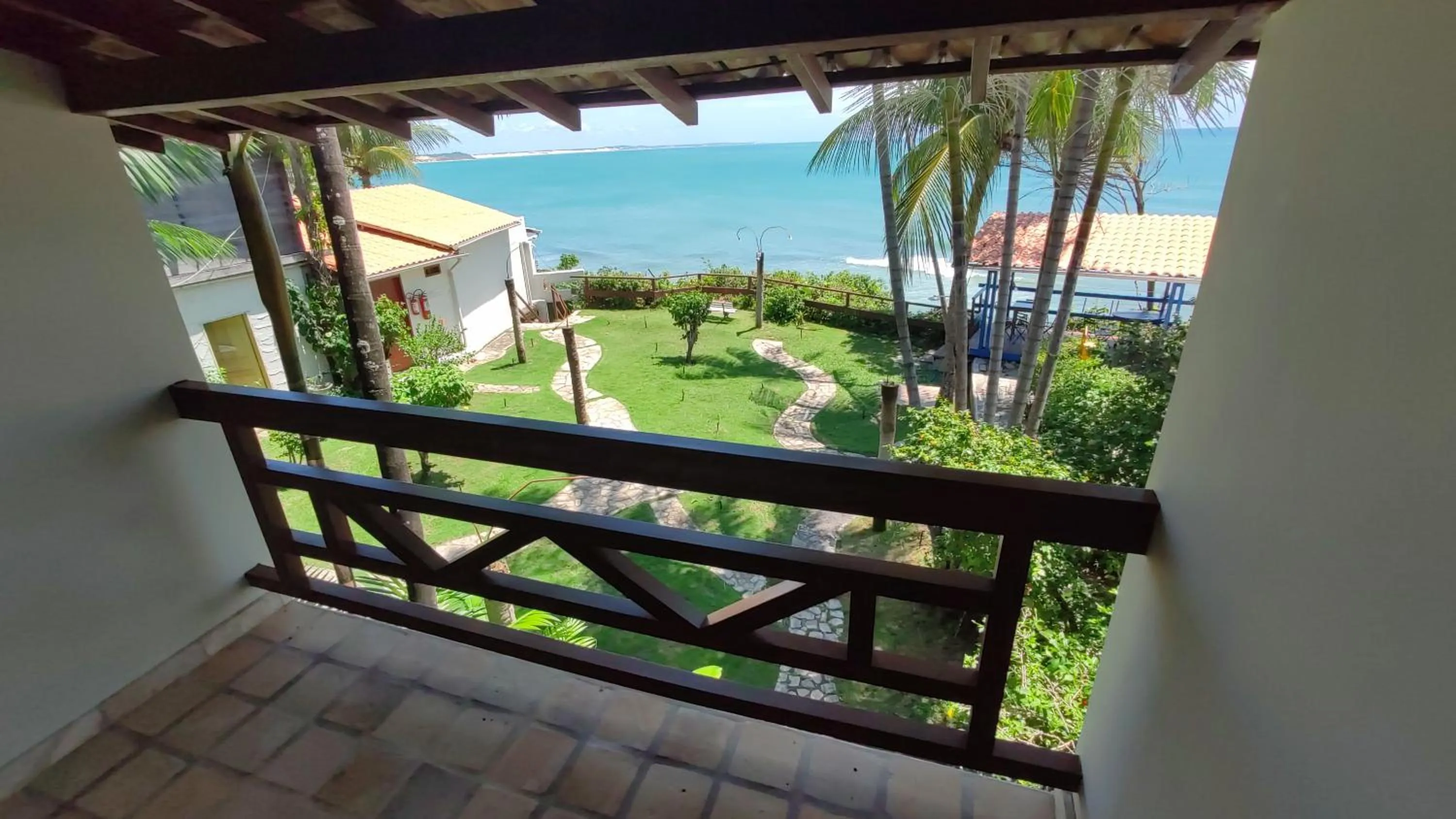 Balcony/Terrace in Pousada Marajoara - Pipa