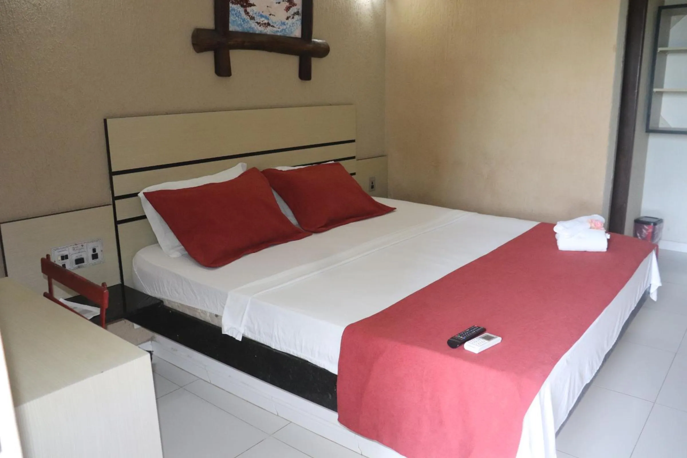 Bed in Pousada Marajoara - Pipa