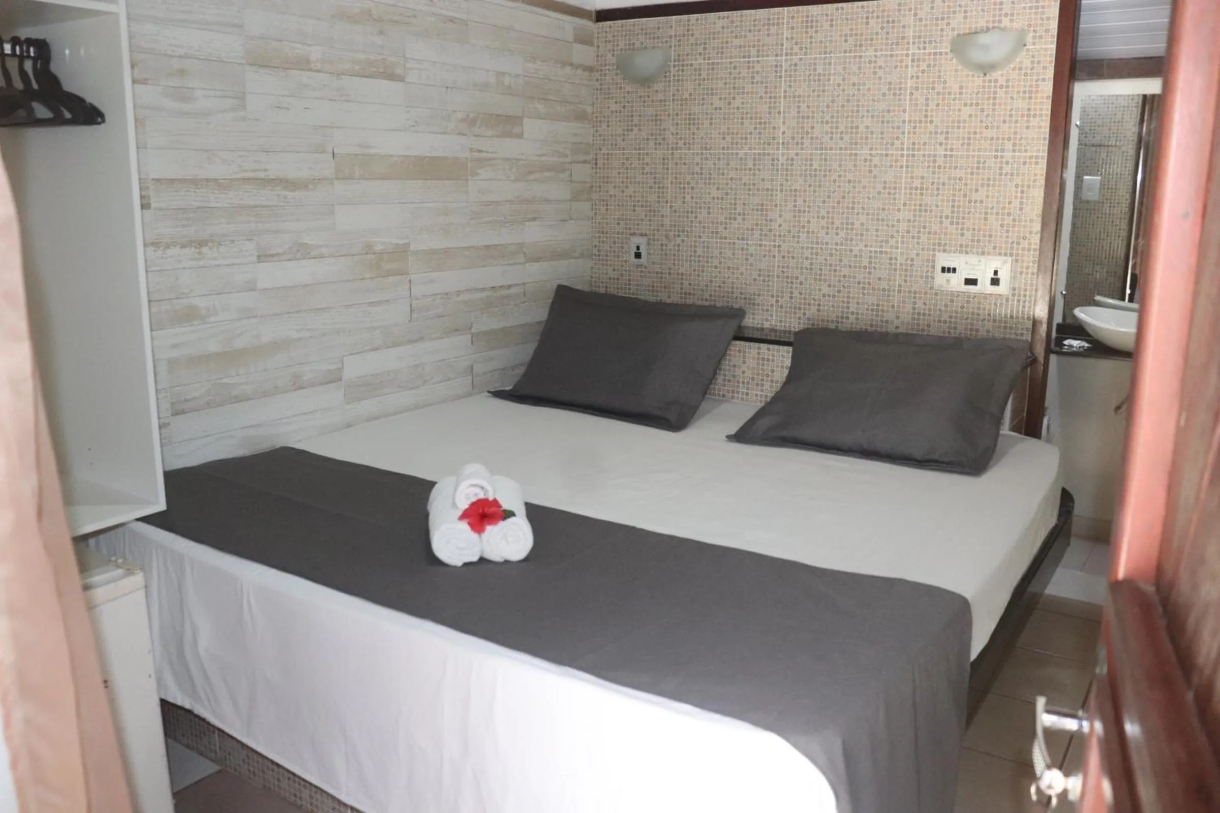 Bed in Pousada Marajoara - Pipa