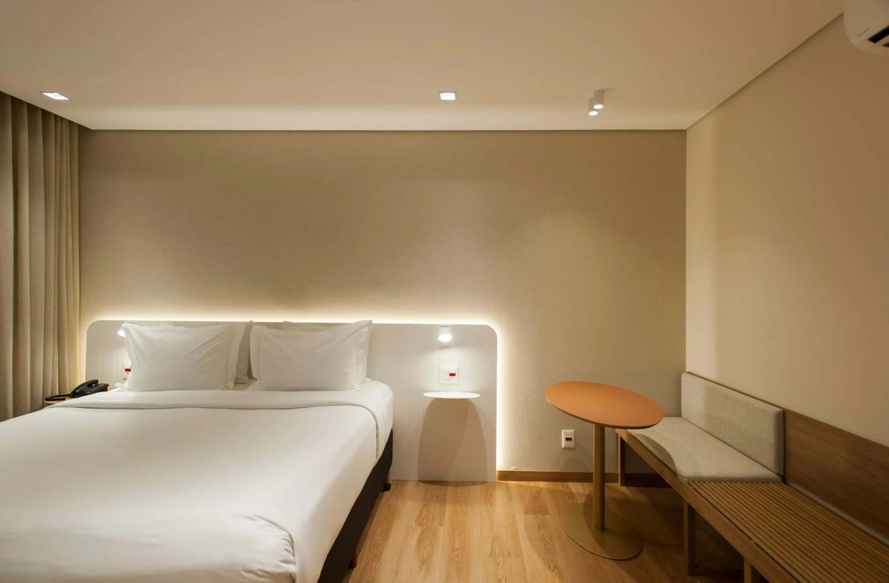 Bedroom, Bed in Intercity Florianopolis