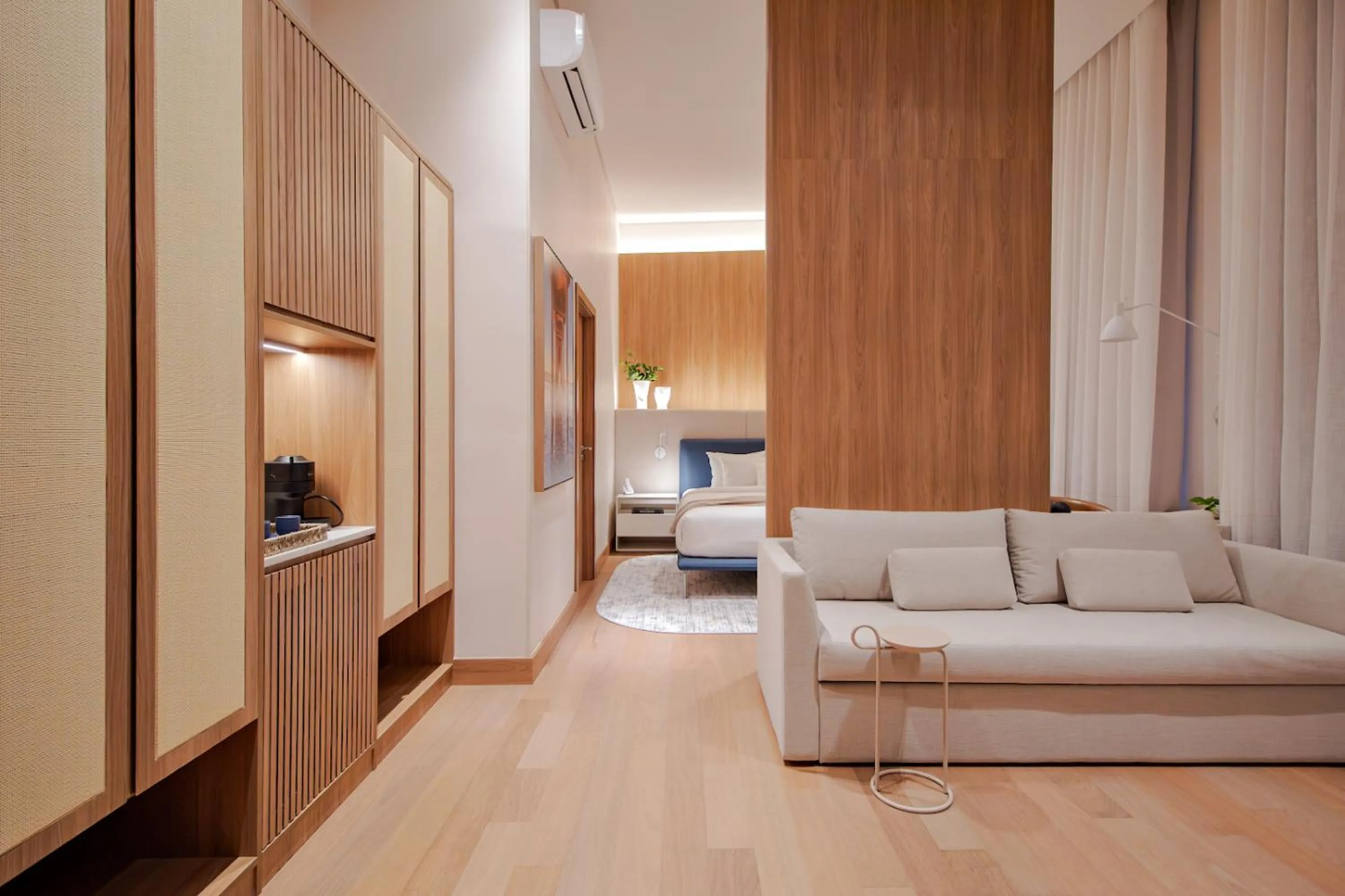 Living room, Bed in Intercity Florianopolis