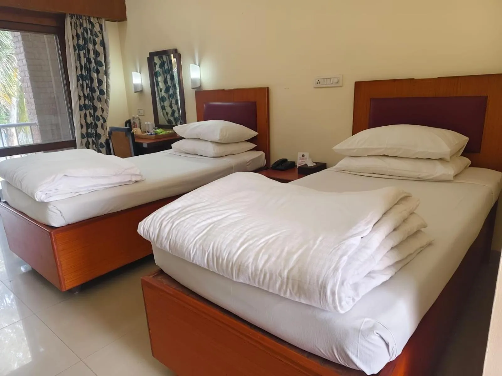 Bed in Indo Hokke Hotel