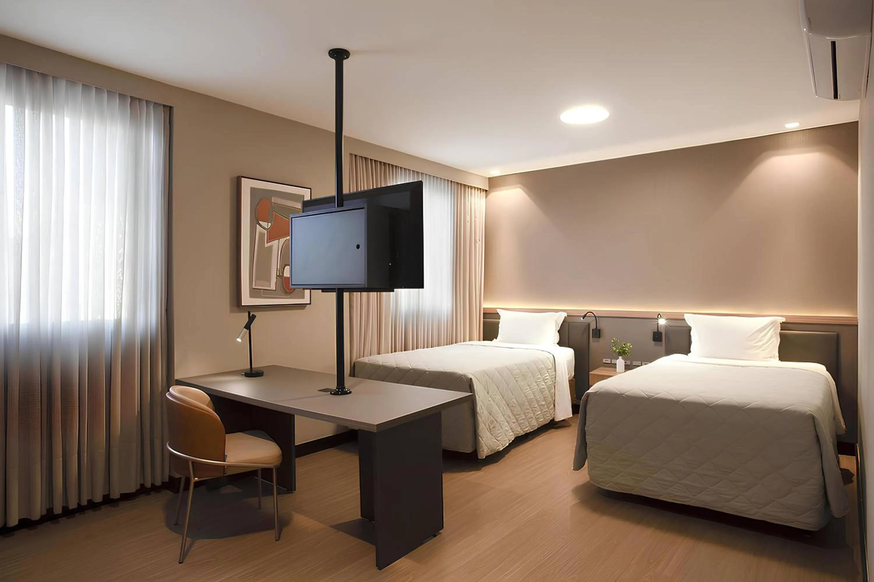 Decorative detail, Bed in Intercity Cuiabá