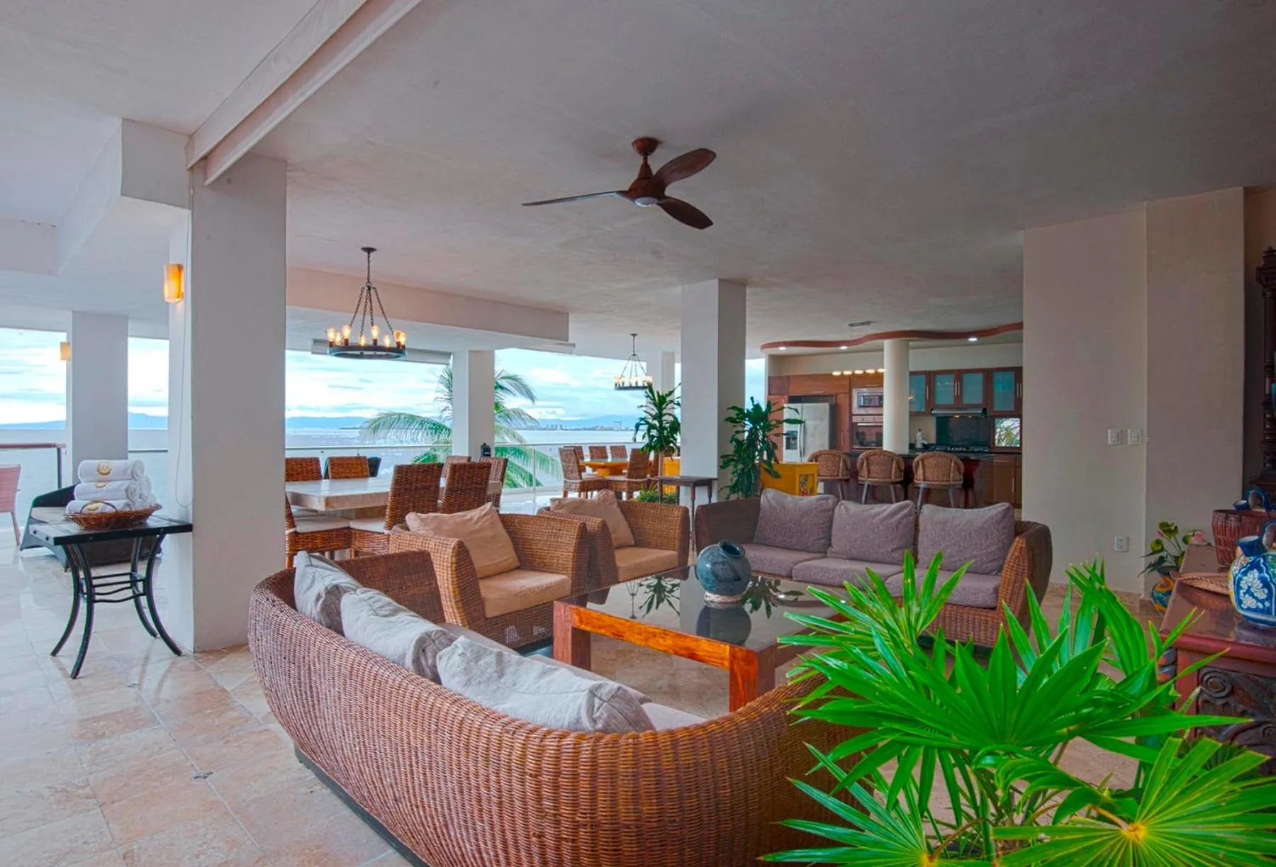 Living room in Vallarta Shores Beach Hotel