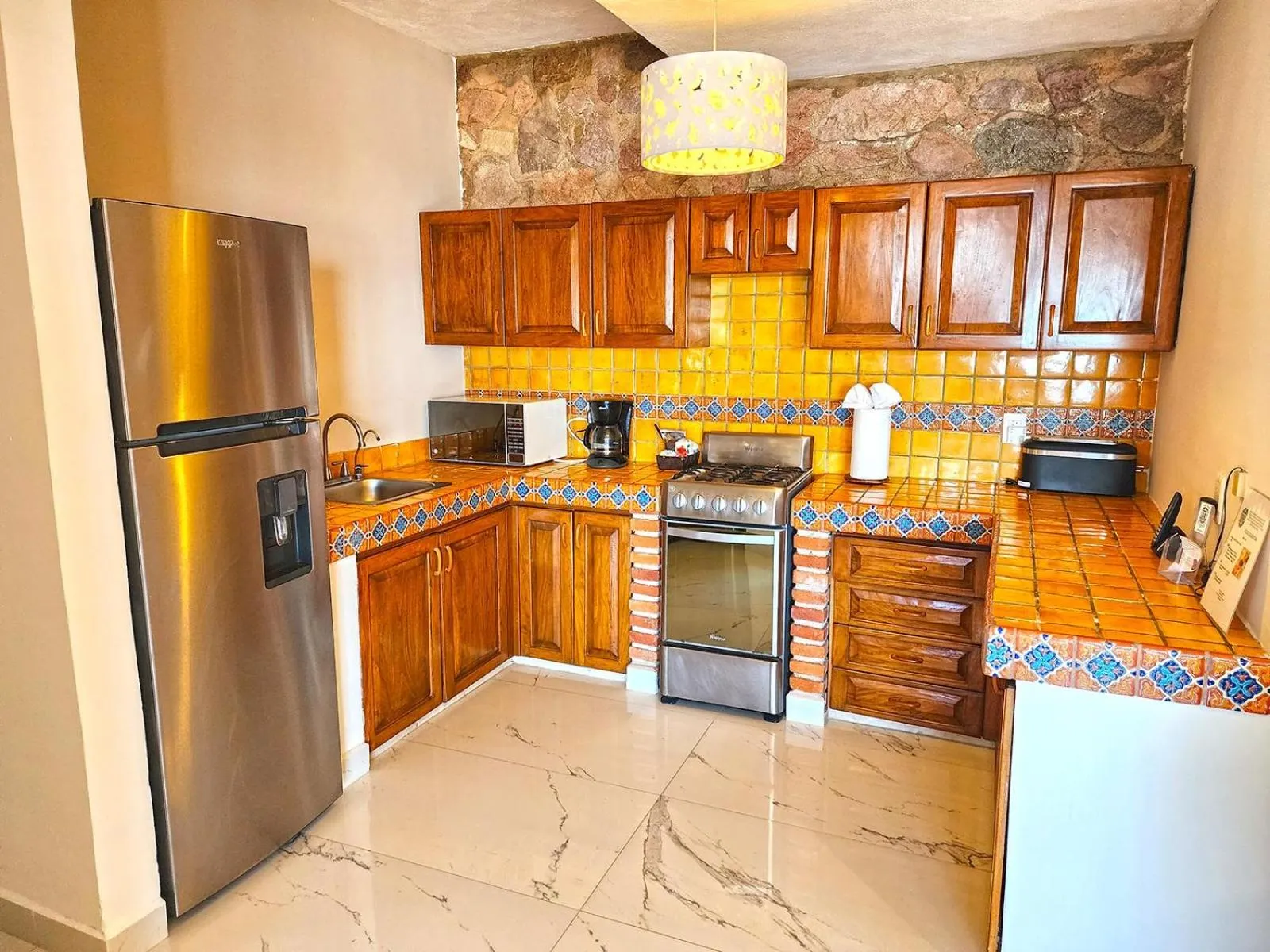 Kitchen or kitchenette in Vallarta Shores Beach Hotel