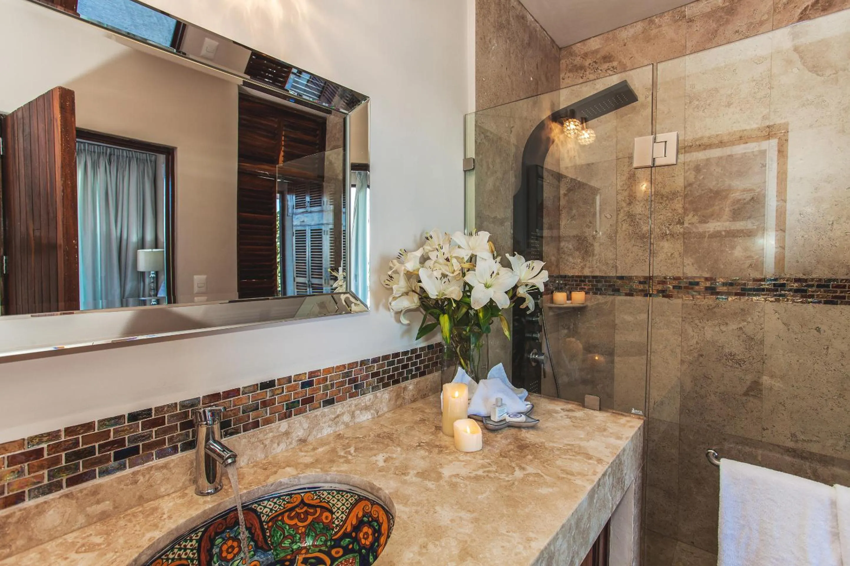 Bathroom in Vallarta Shores Beach Hotel