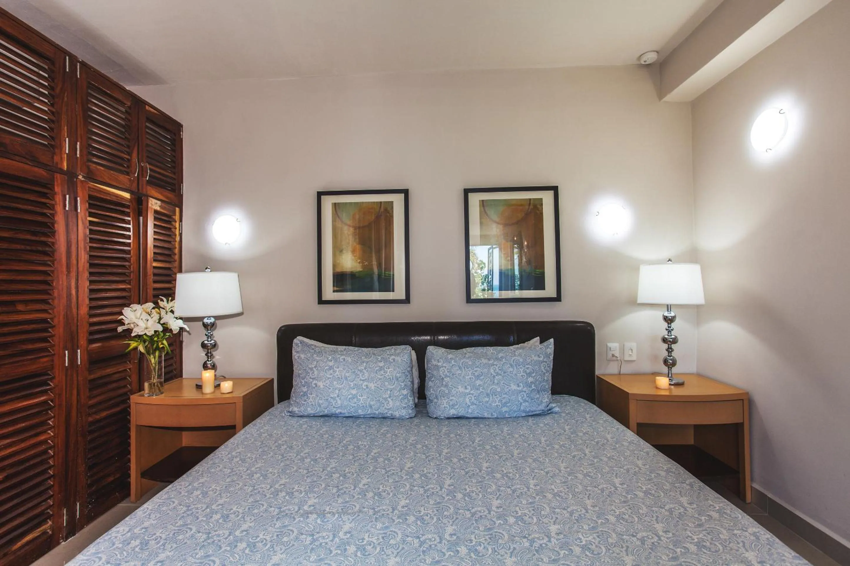 Bed in Vallarta Shores Beach Hotel