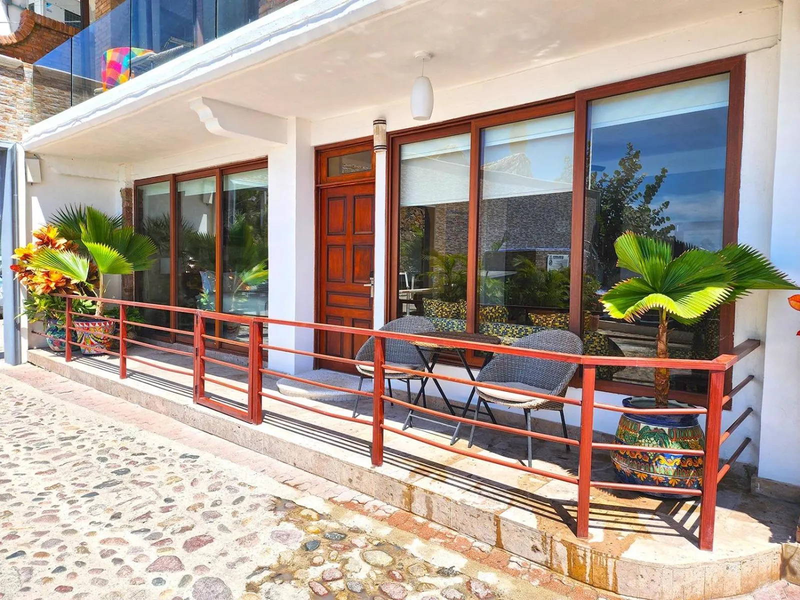 Patio in Vallarta Shores Beach Hotel