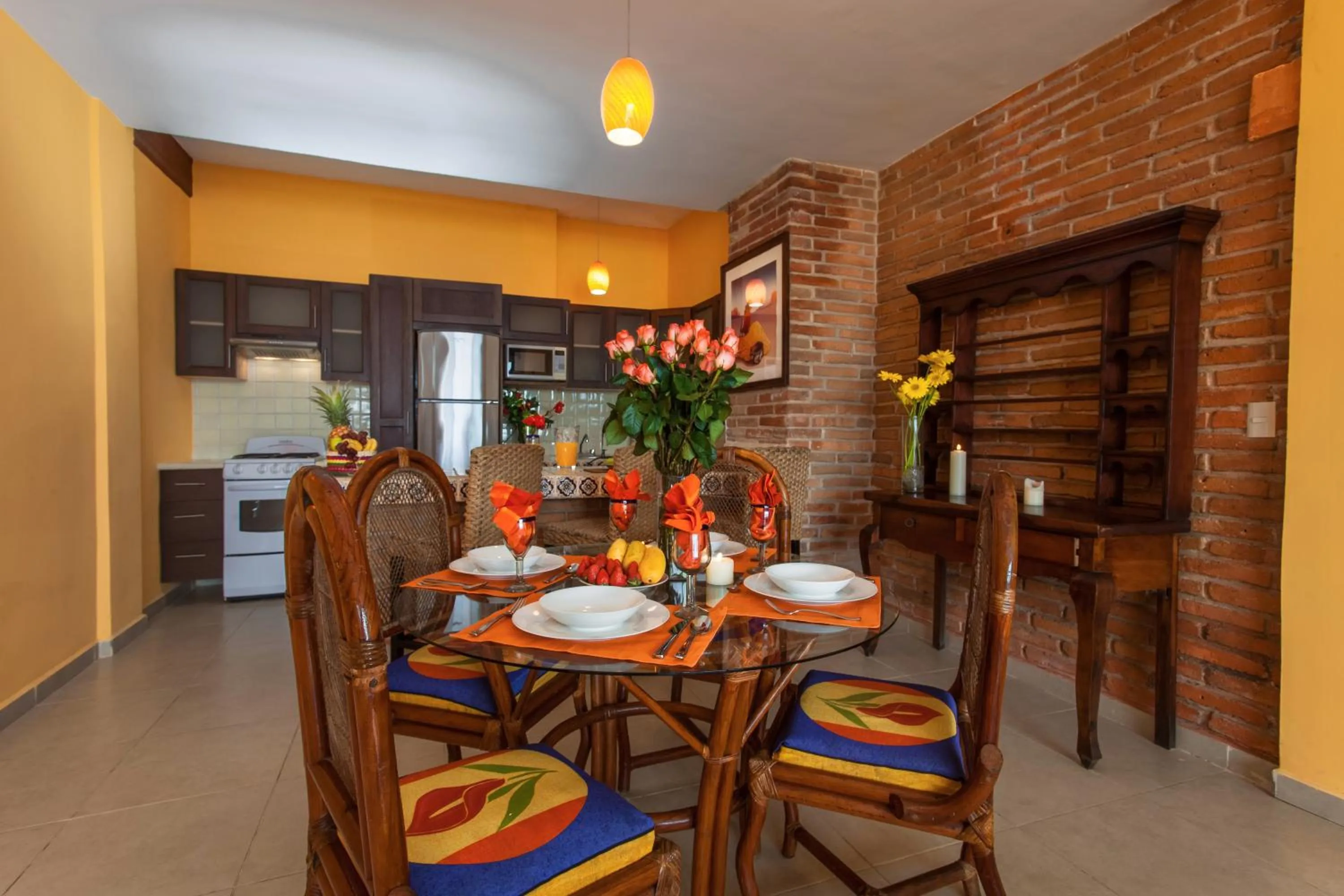 Dining area in Vallarta Shores Beach Hotel