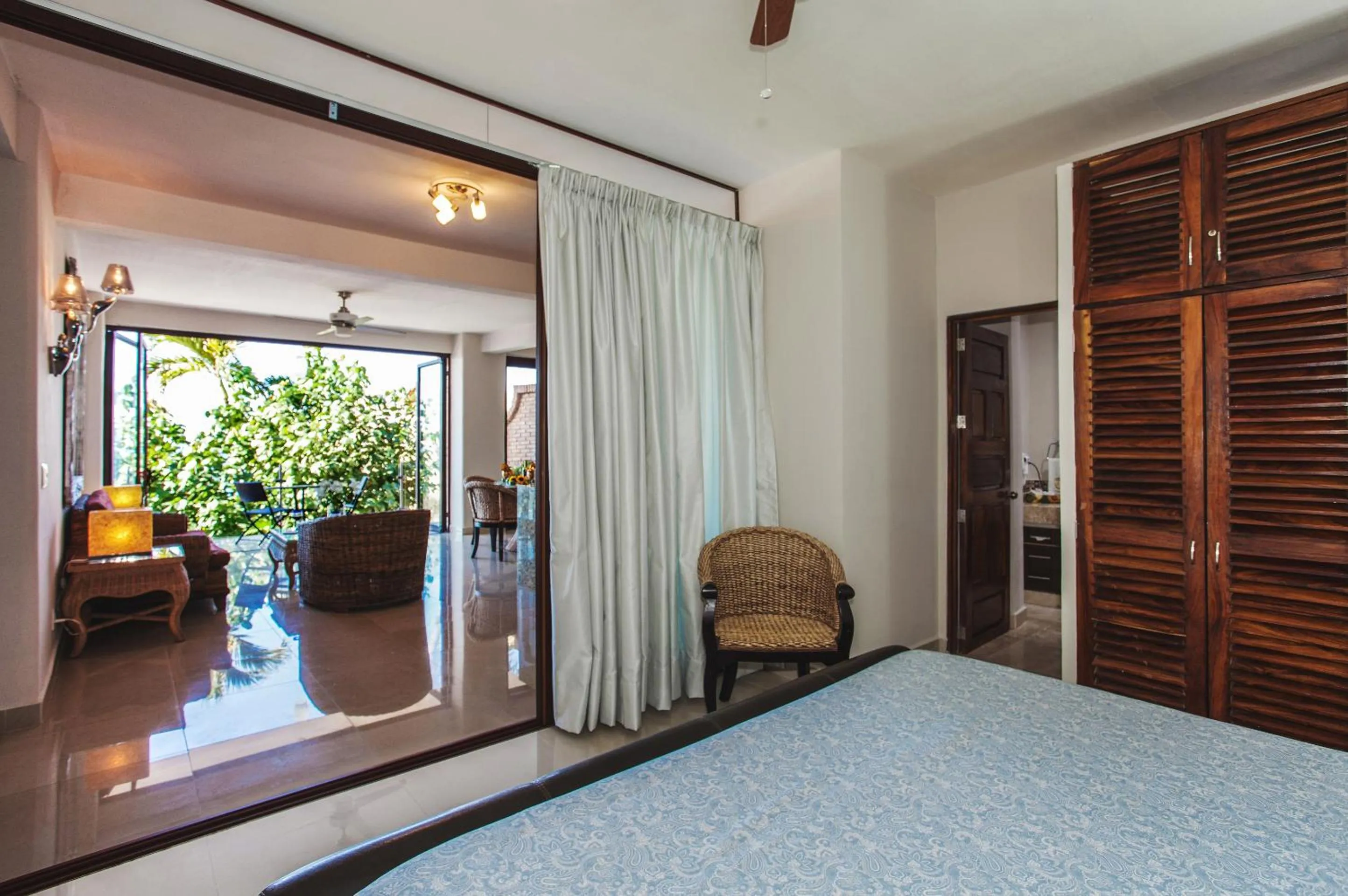 Photo of the whole room, Bed in Vallarta Shores Beach Hotel