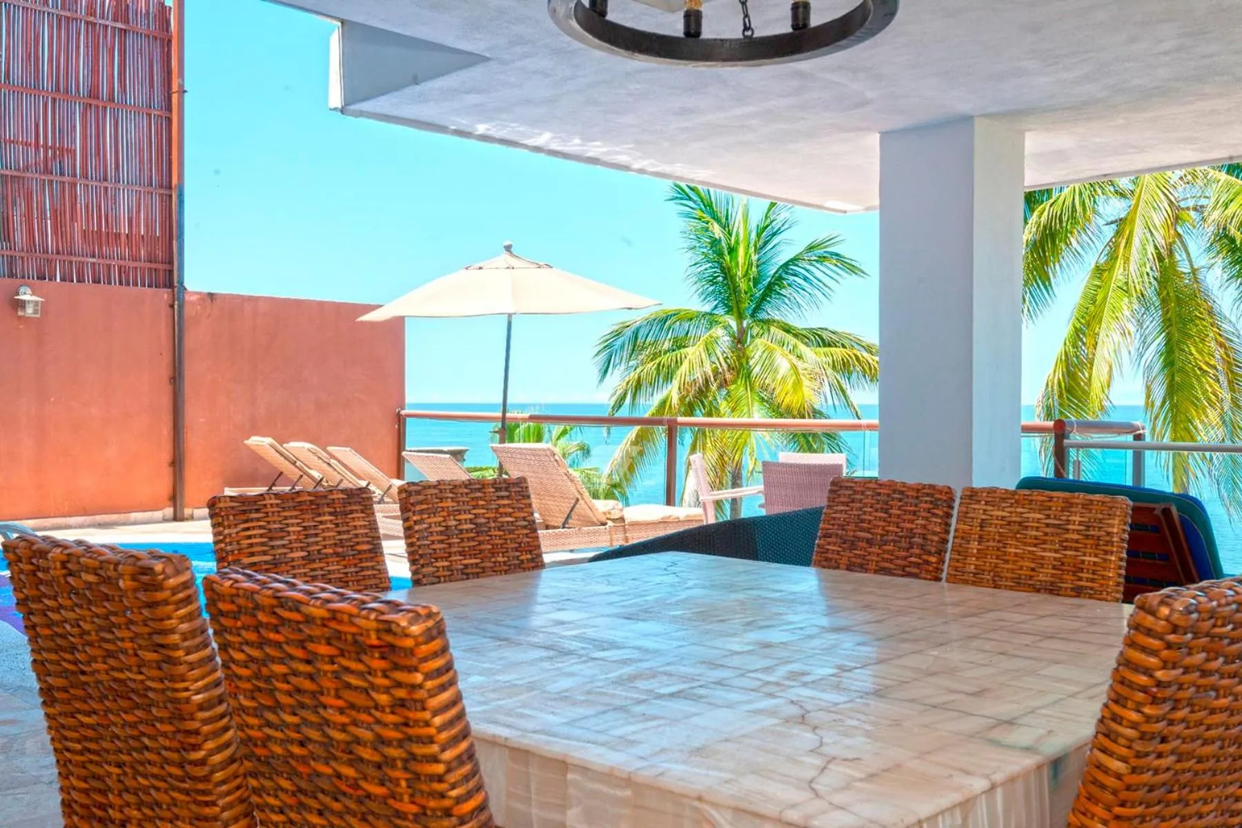 Patio in Vallarta Shores Beach Hotel