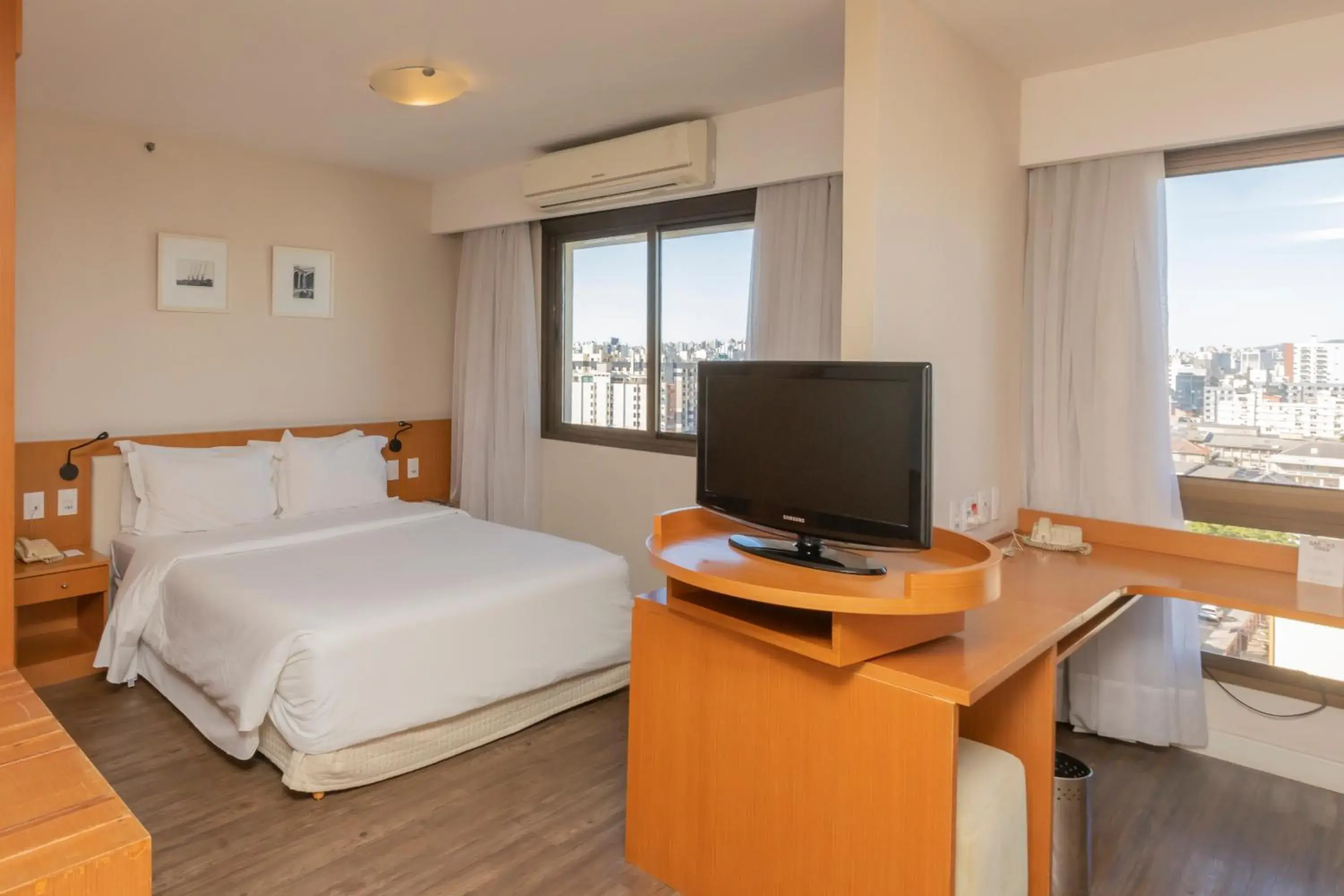 Standard Double - single occupancy - 1 Queen Bed and 1 Sofa Bed in Intercity Porto Alegre Praia de Belas Standard Double - single occupancy - 1 Queen Bed and 1 Sofa Bed in Intercity Porto Alegre Praia de Belas