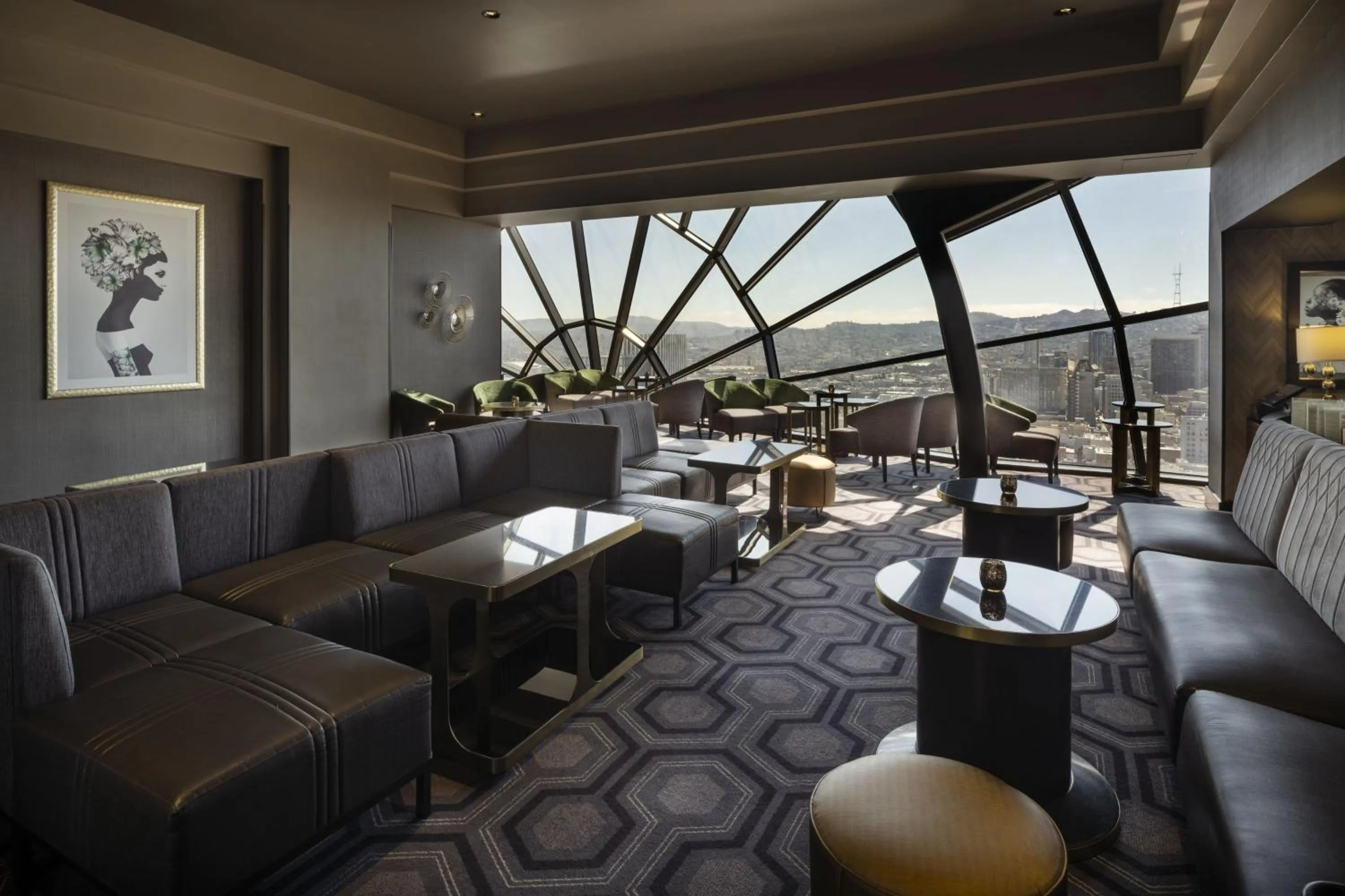 Lounge or bar in San Francisco Marriott Marquis Union Square