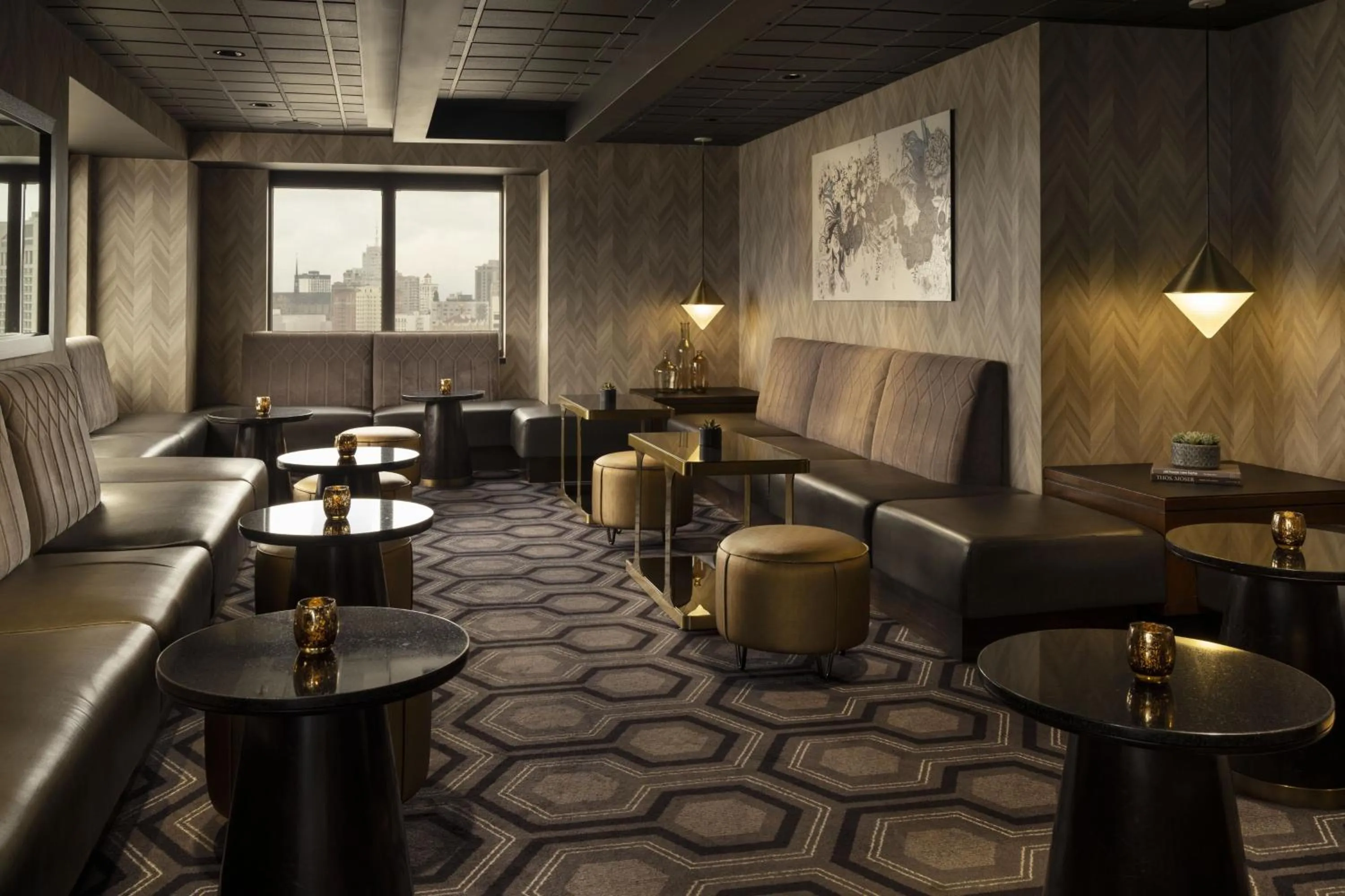 Lounge or bar in San Francisco Marriott Marquis Union Square