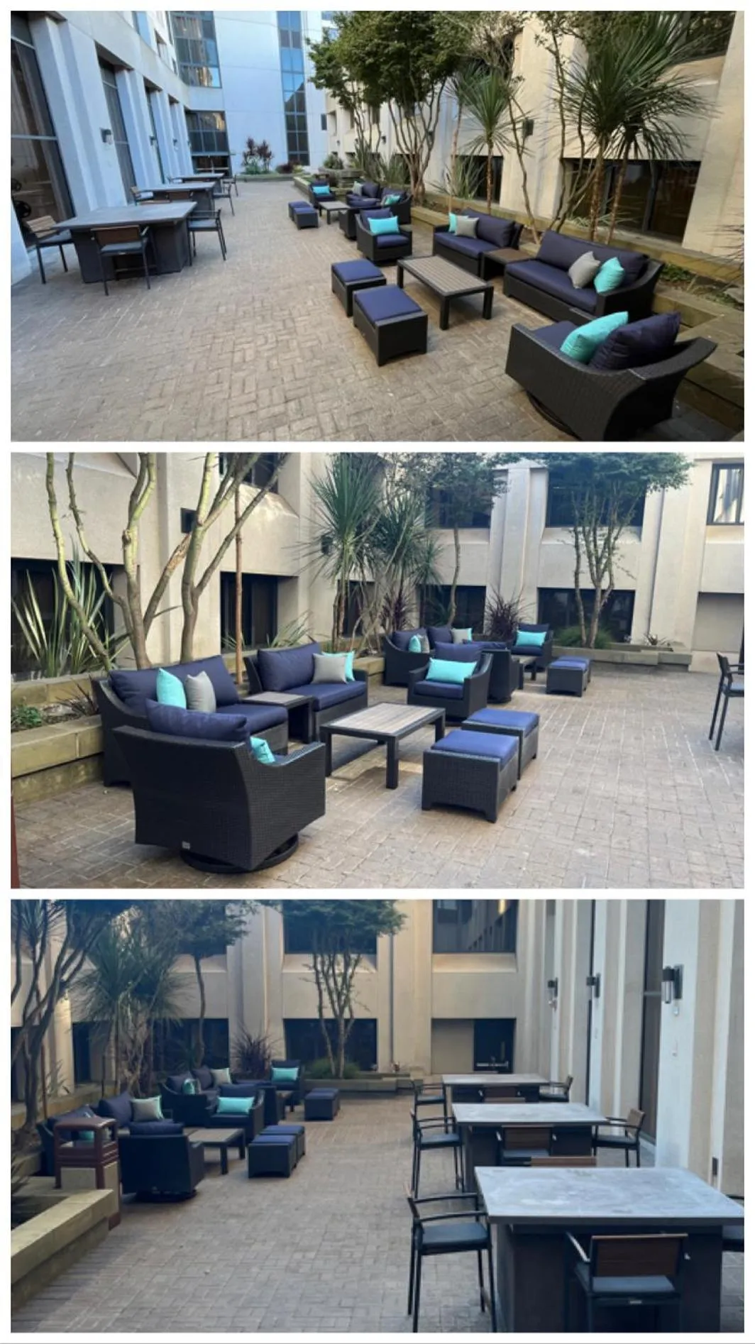 Patio in San Francisco Marriott Marquis Union Square