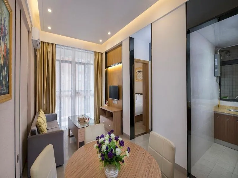 Bed in Vienna International Hotel Huizhou Daya Bay Century City