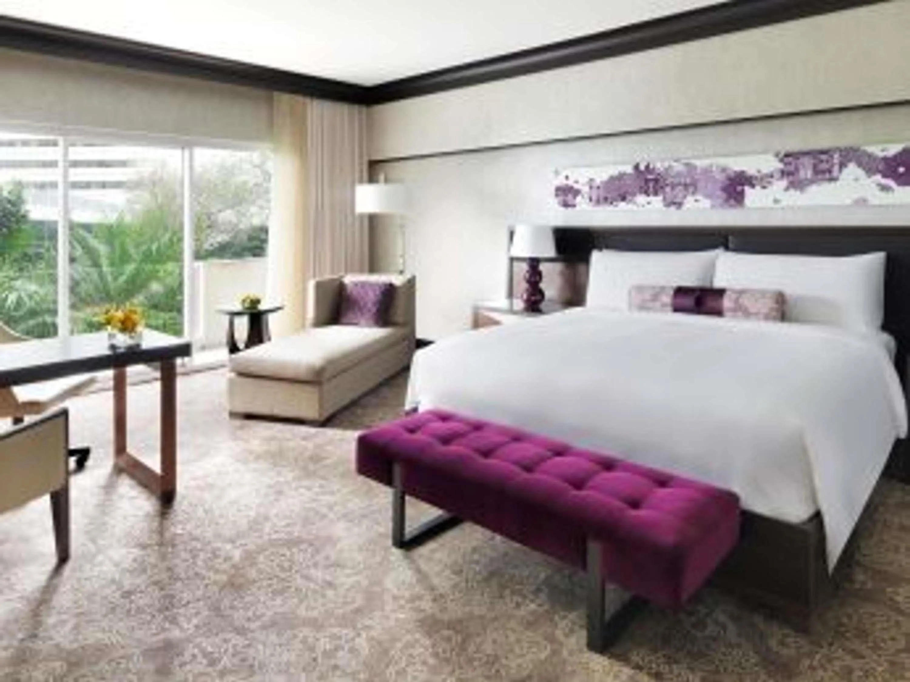 Bedroom, Bed in Fairmont Singapore