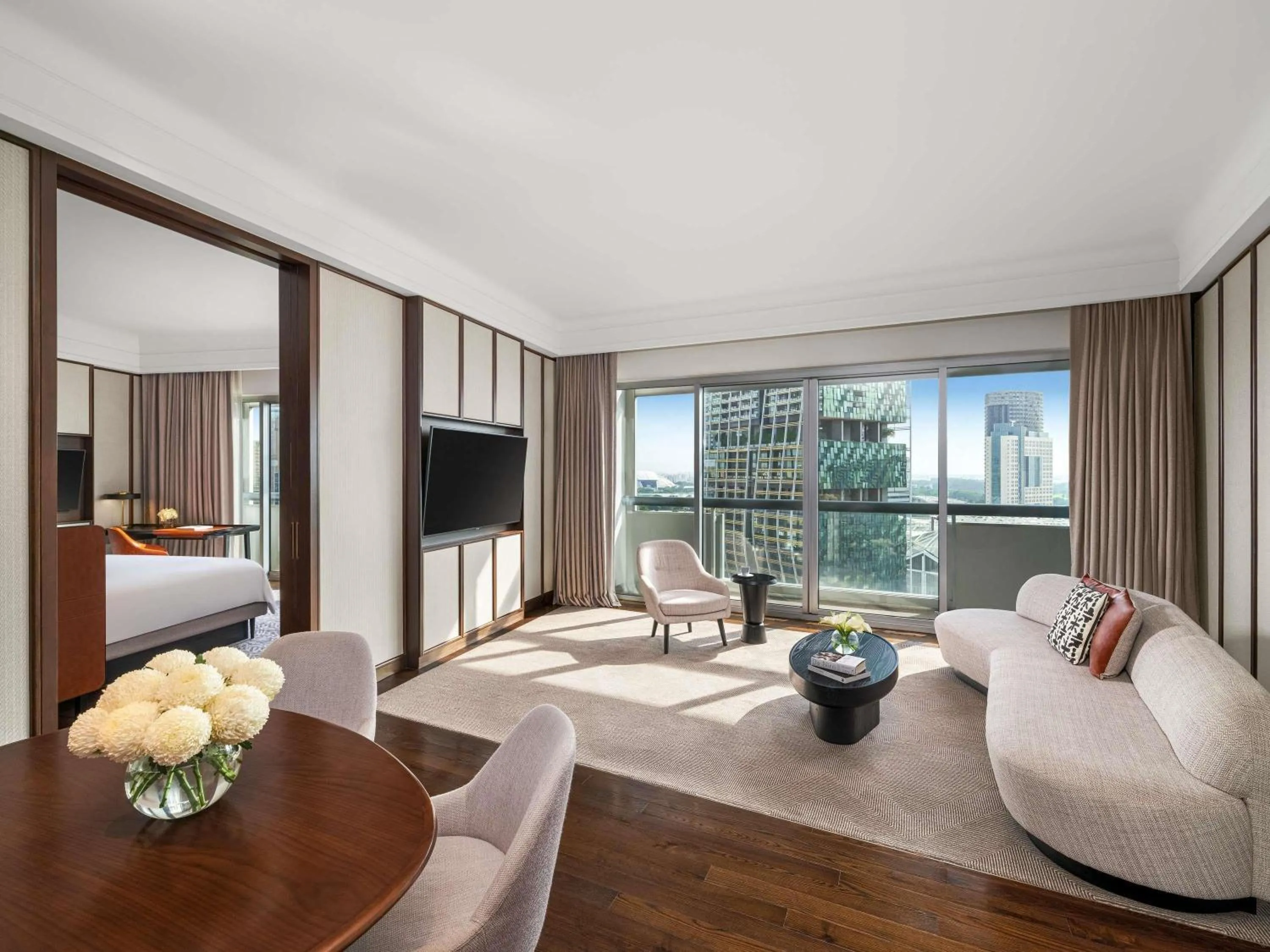 Bedroom in Fairmont Singapore