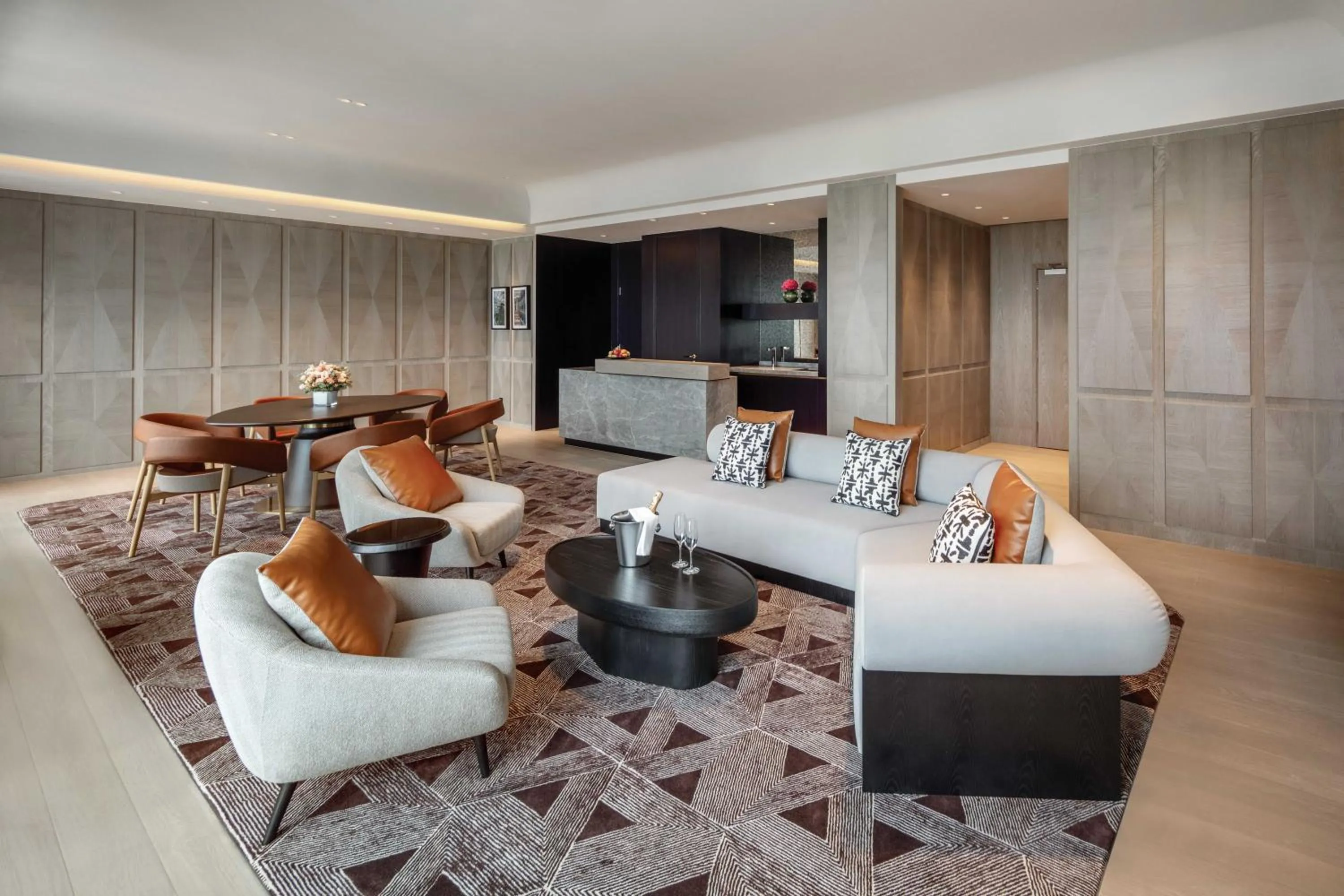 Living room in Fairmont Singapore