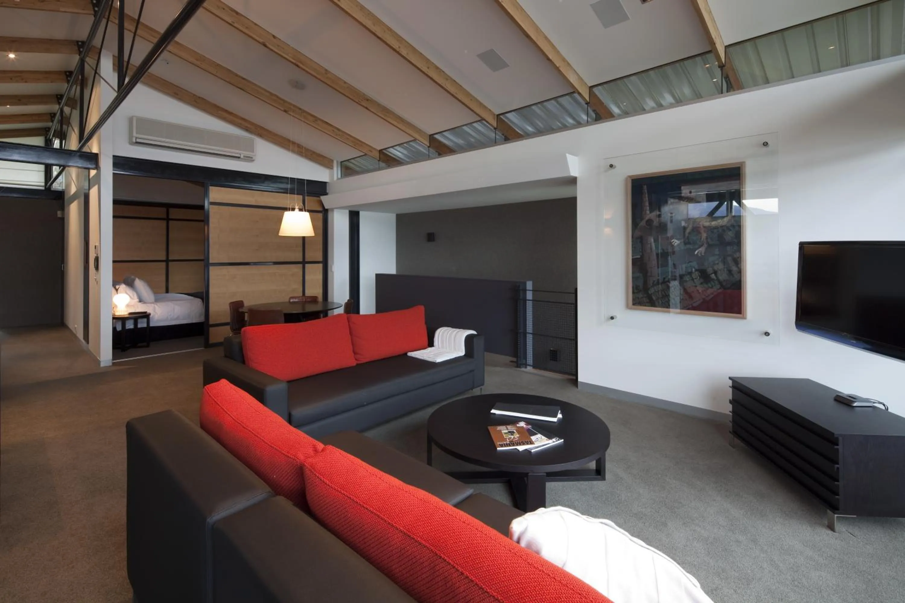 Photo of the whole room in MONA Pavilions