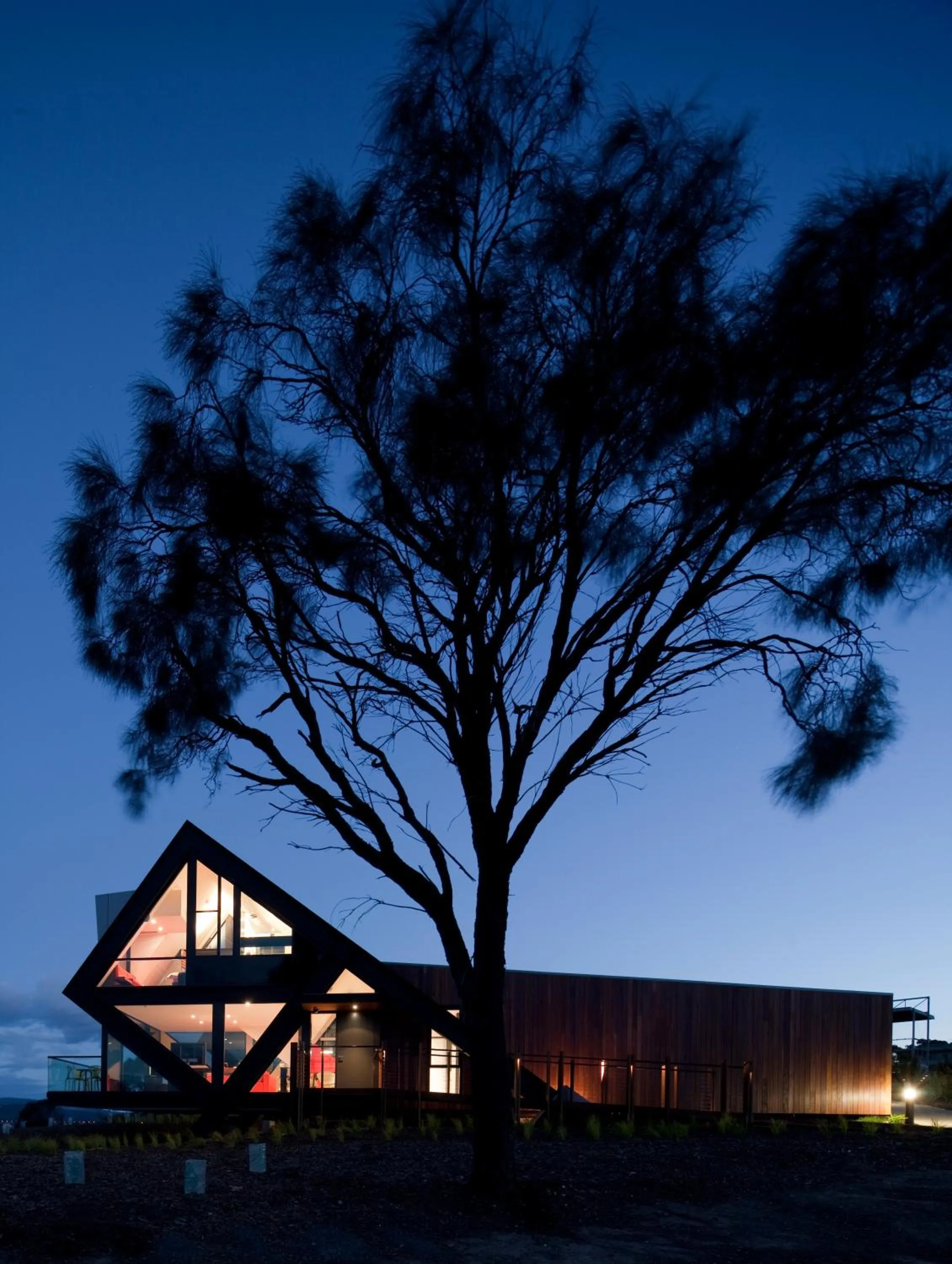 Night in MONA Pavilions