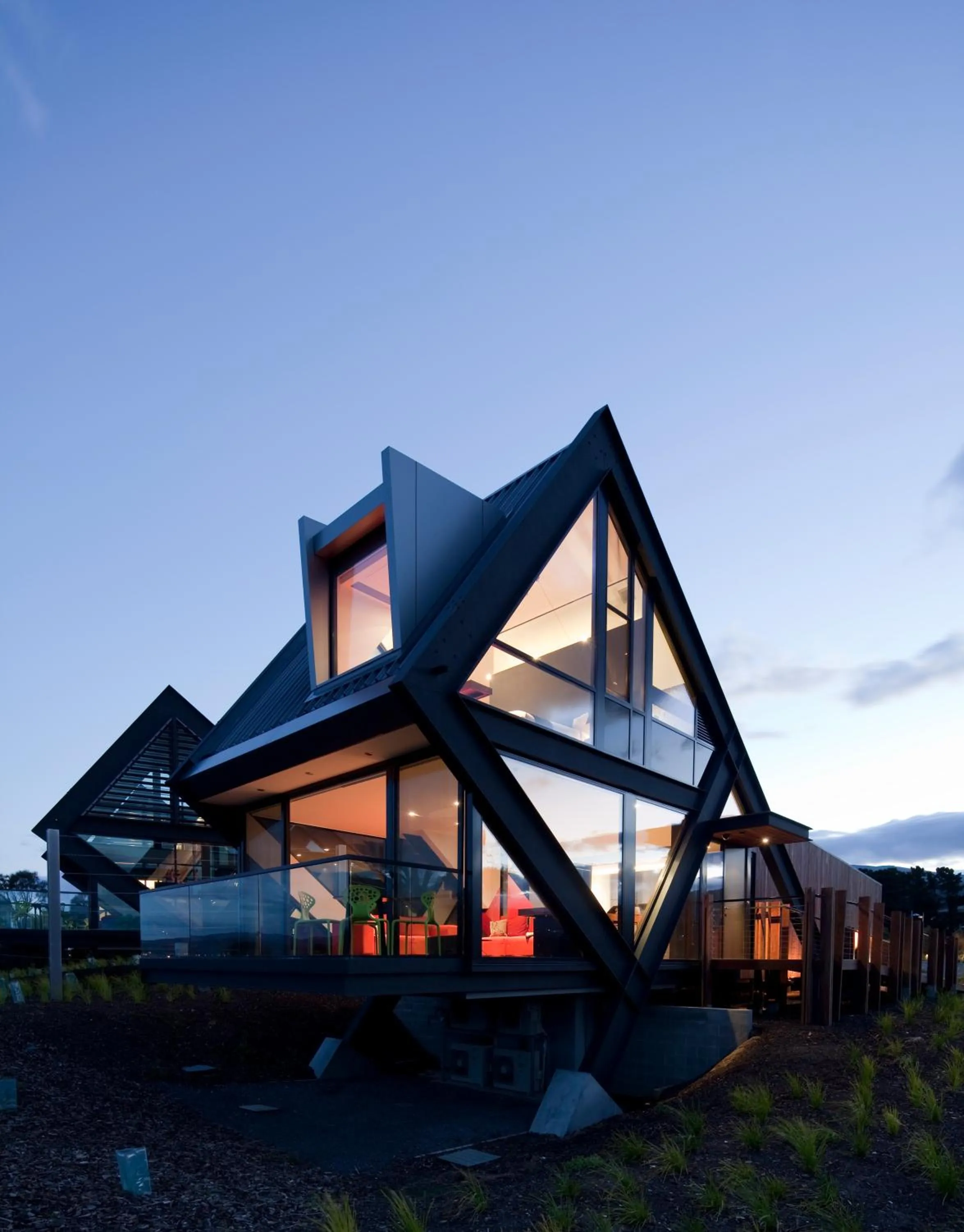 Night in MONA Pavilions