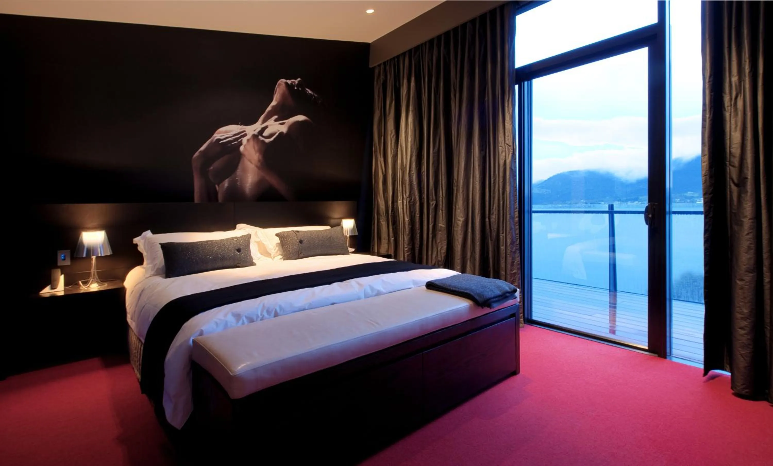 Bedroom, Bed in MONA Pavilions